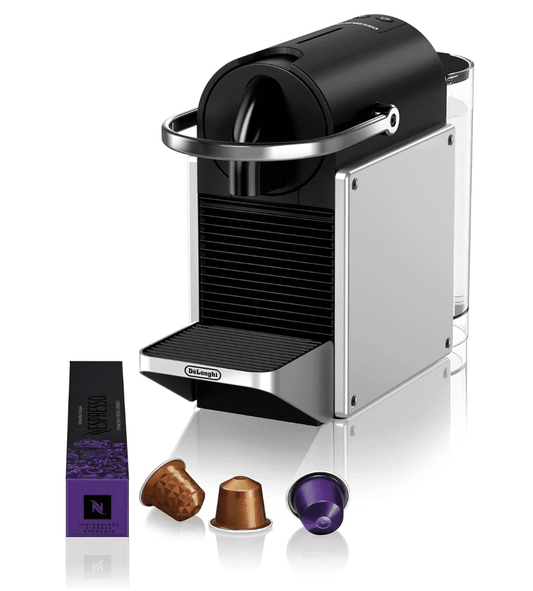 DeLonghi Pixie Silver/Black Nespresso Machine