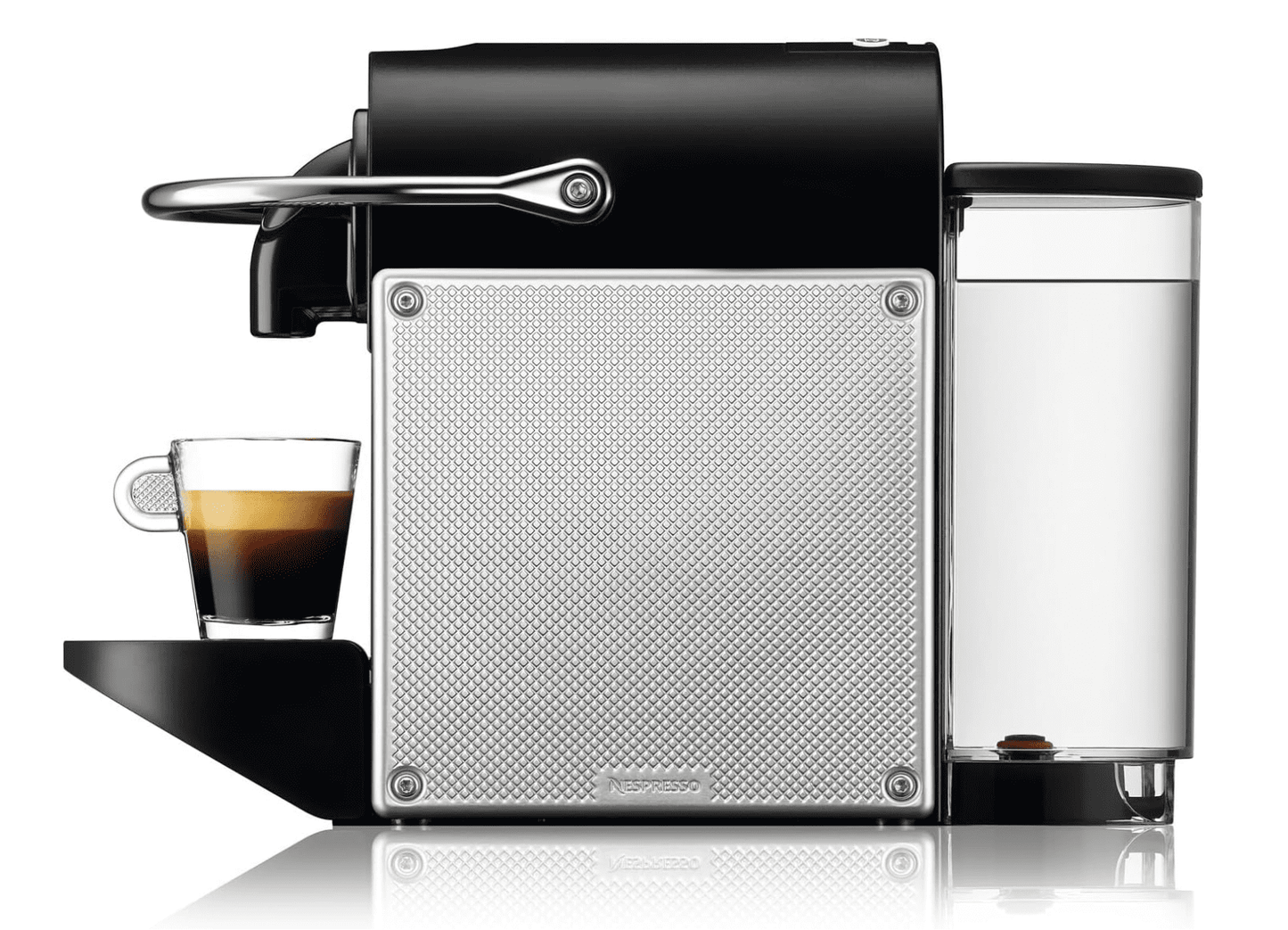 DeLonghi Pixie Silver/Black Nespresso Machine