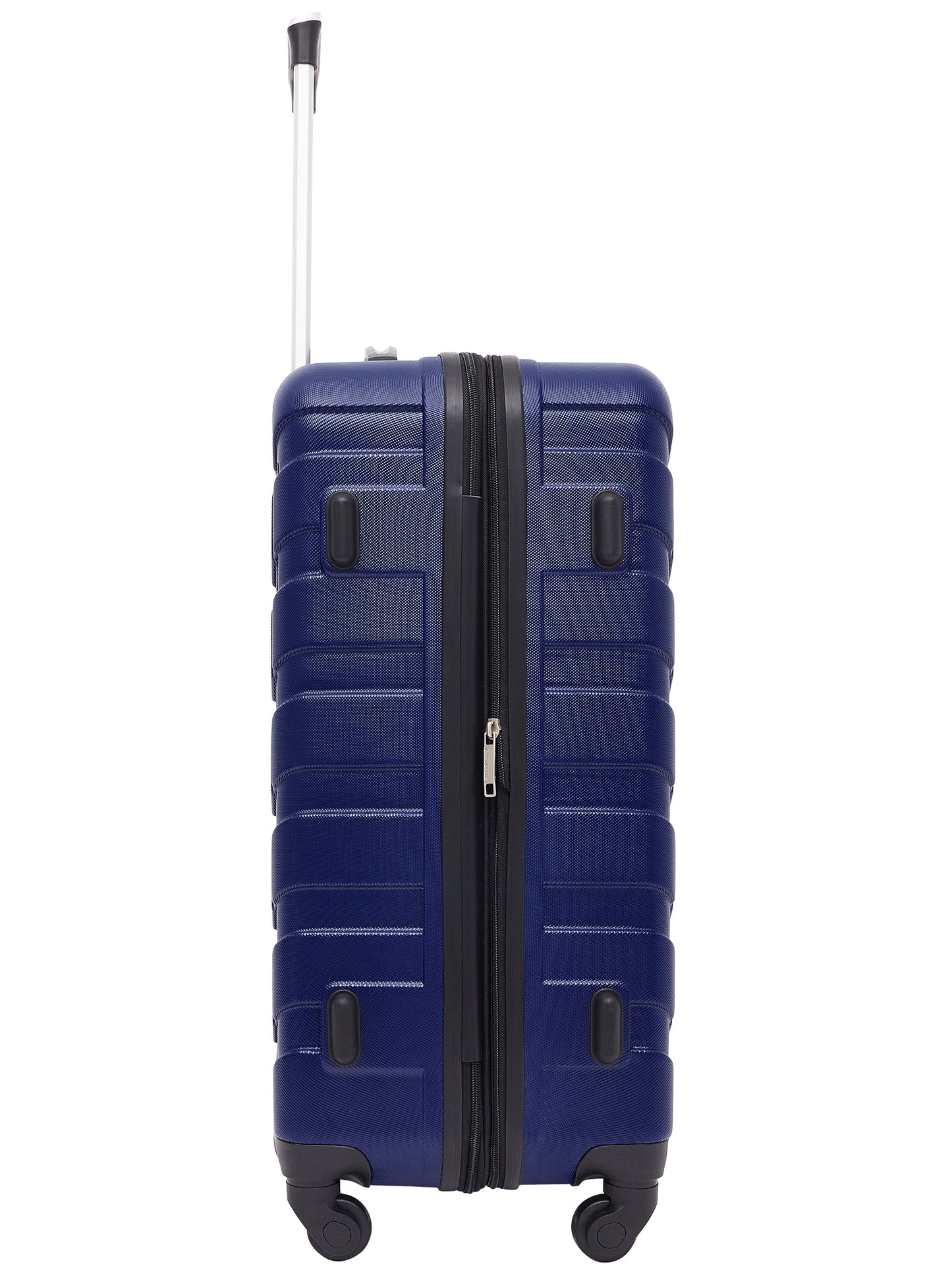 Wrangler 5-Piece Rolling Hard Side Travel Luggage Set, Black