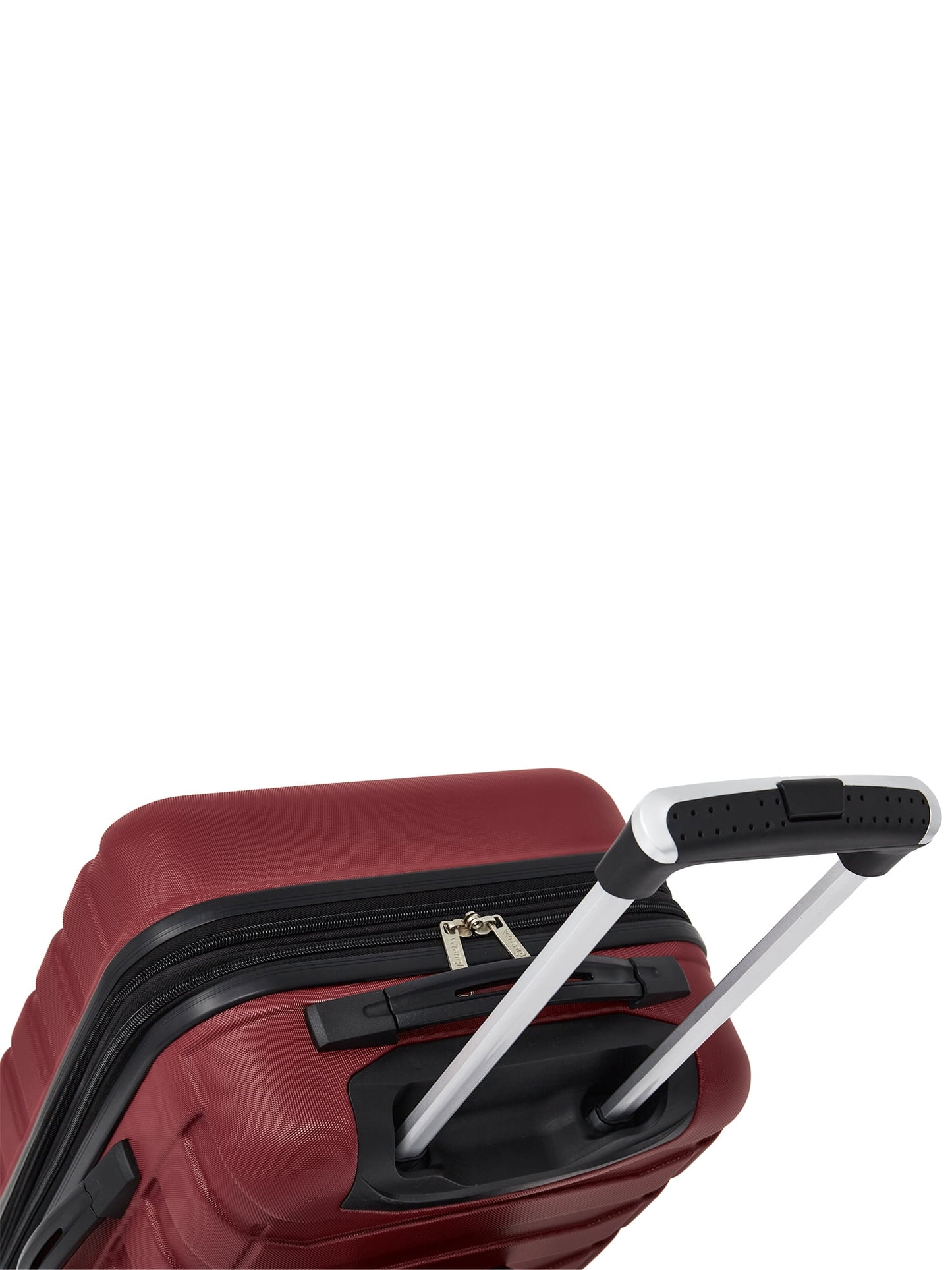 Wrangler 5-Piece Rolling Hard Side Travel Luggage Set, Black