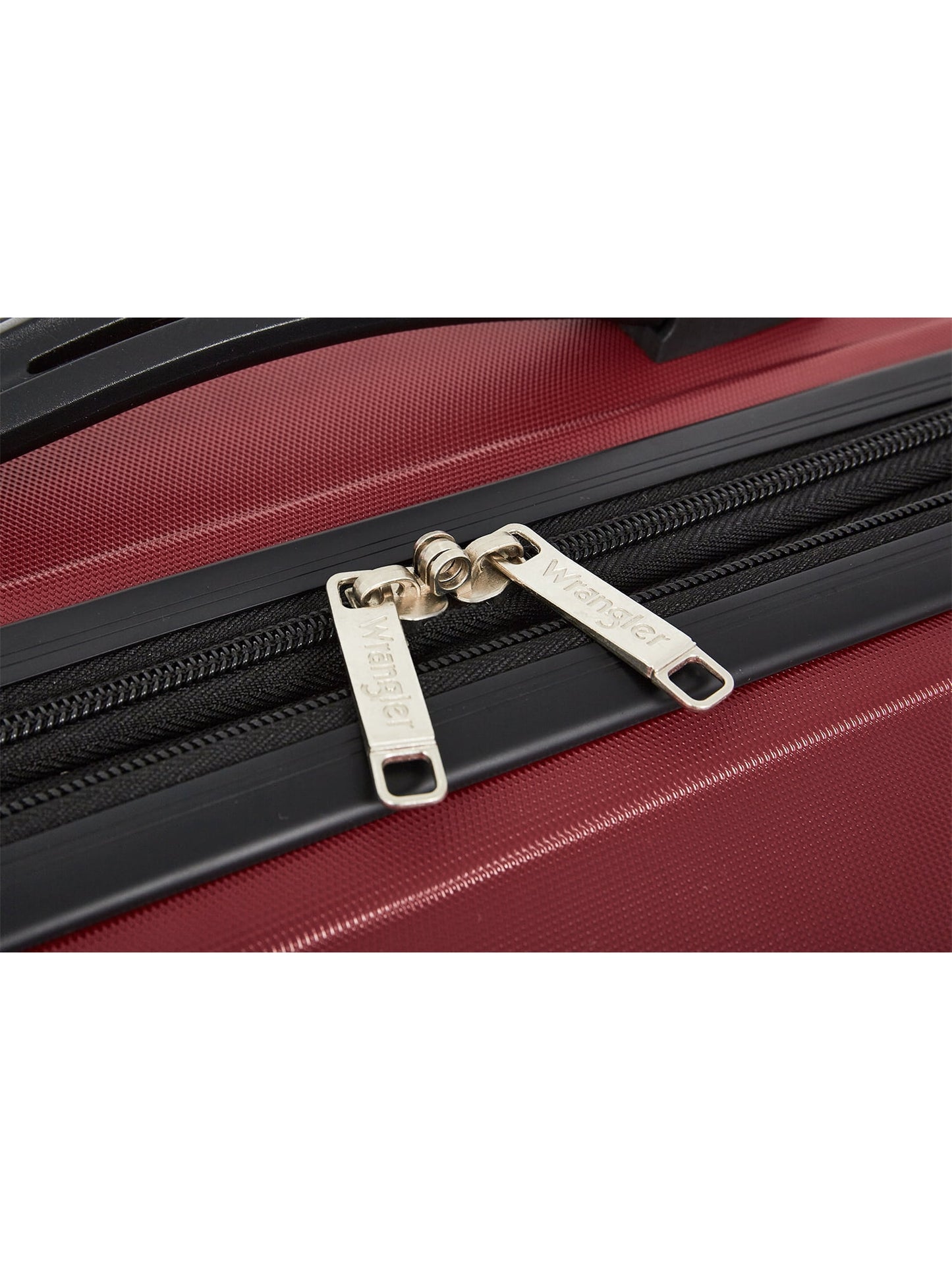 Wrangler 5-Piece Rolling Hard Side Travel Luggage Set, Black