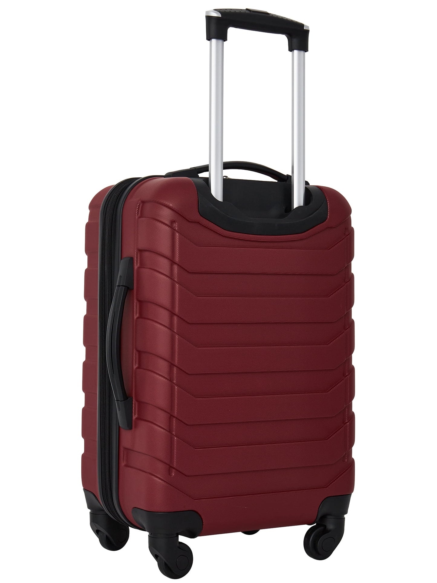 Wrangler 5-Piece Rolling Hard Side Travel Luggage Set, Black