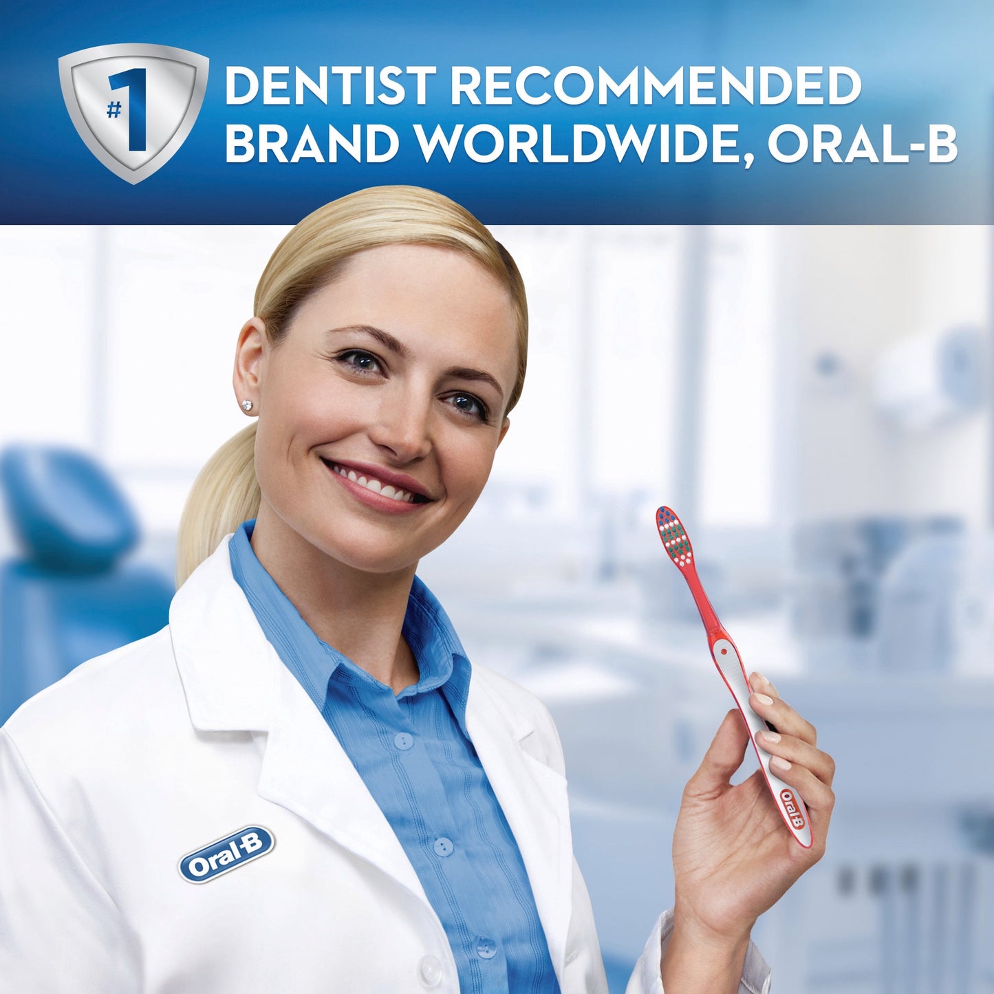(2 pack) Oral-B Toothbrush Pack, Essential Clean Manual Toothbrushes, Medium Bristles, 6 Count