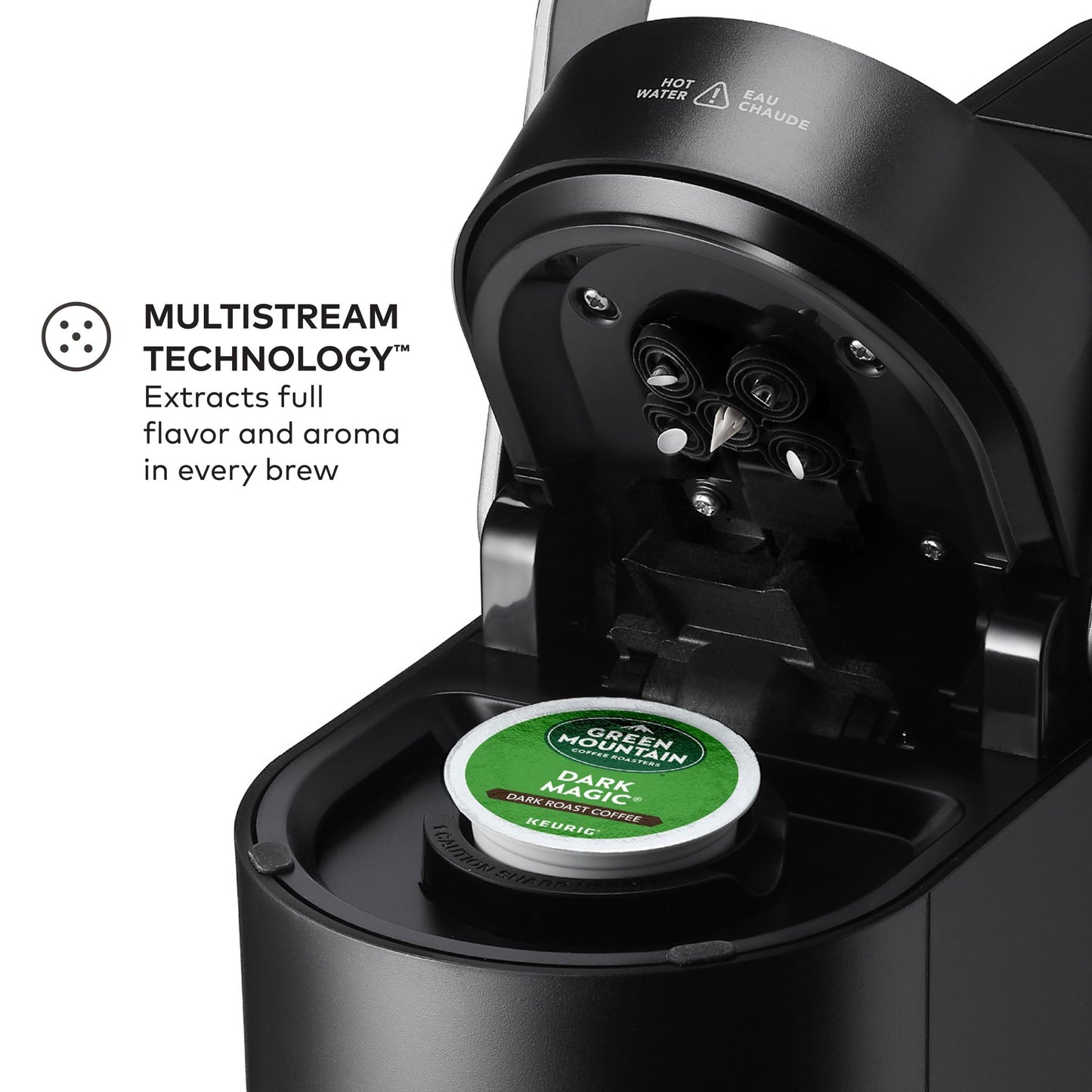 Keurig K-Slim Single Serve K-Cup Pod Coffee Maker, Multistream Technology, Black
