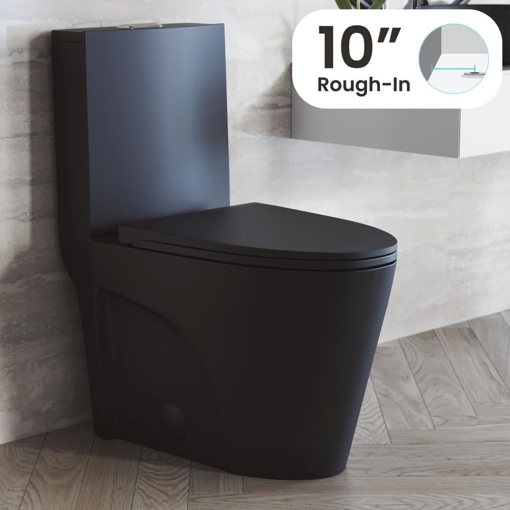 St. Tropez One Piece Elongated Toilet Dual Vortex Flush 1.1/1.6 gpf with 10" Rough In