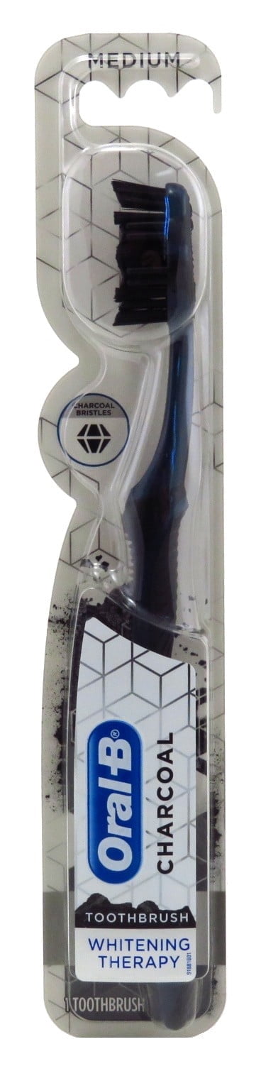 Oral-B Toothbrush Charcoal Medium Whitening Therapy (Pack of 3)