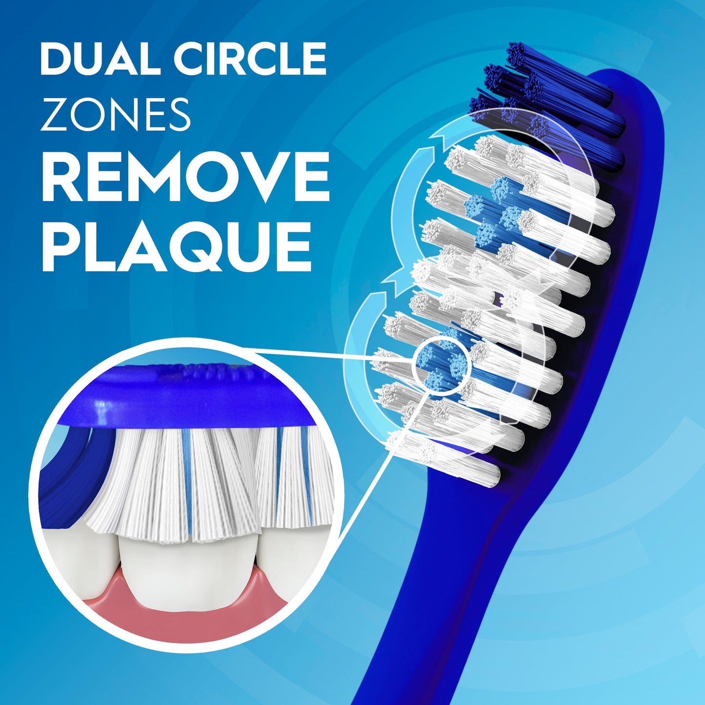Oral-B Toothbrush Dual Clean, Medium, 1 Count