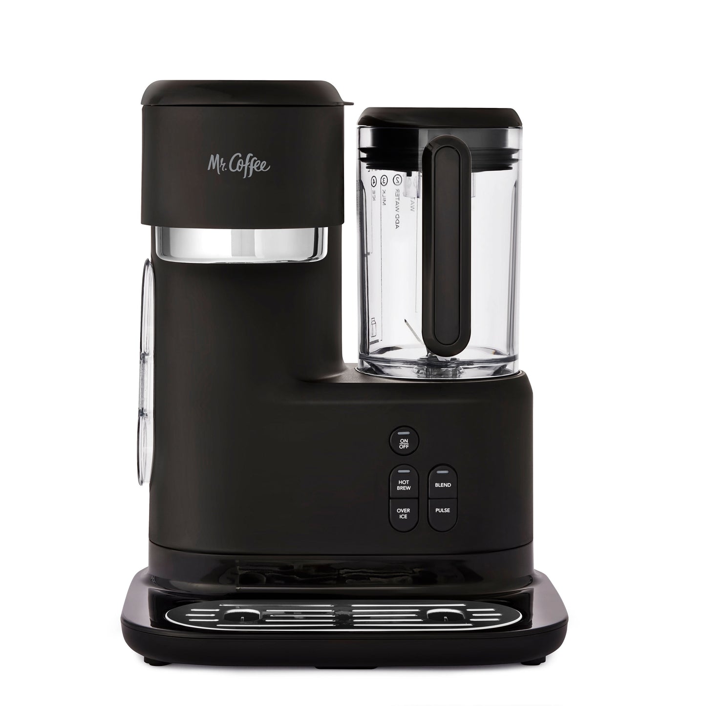 Mr. Coffee® Single-Serve Frappe™, Iced, and Hot Coffee Maker and Blender, Black with 2 To-Go Tumblers, Reusable Coffee Filter