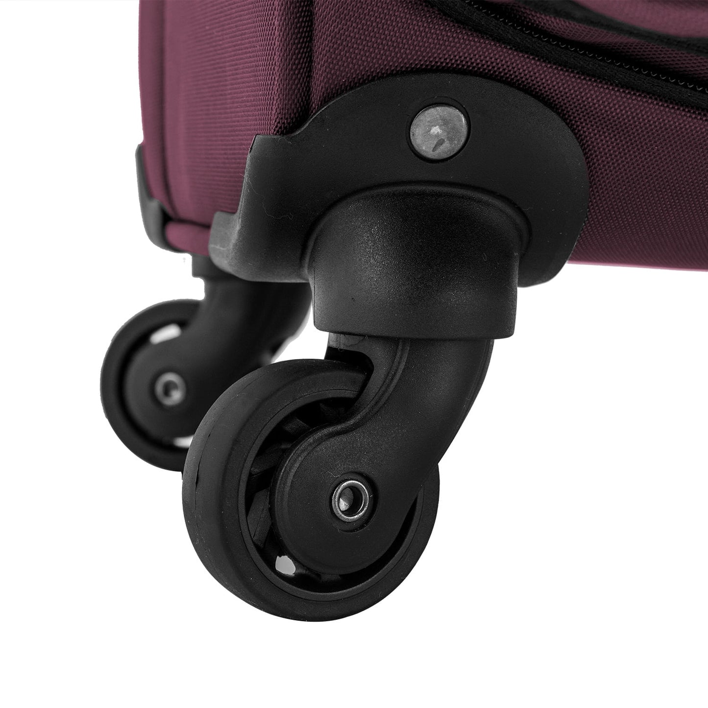 U.S. Traveler Anzio Softside Expandable Spinner Luggage Set, Burgundy, 2-Piece (22/30)