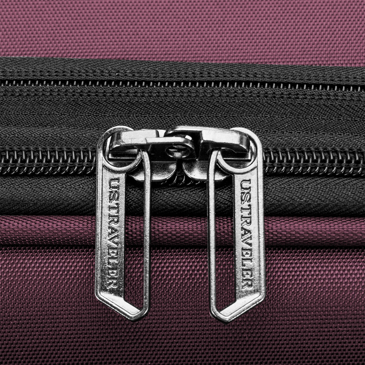 U.S. Traveler Anzio Softside Expandable Spinner Luggage Set, Burgundy, 2-Piece (22/30)
