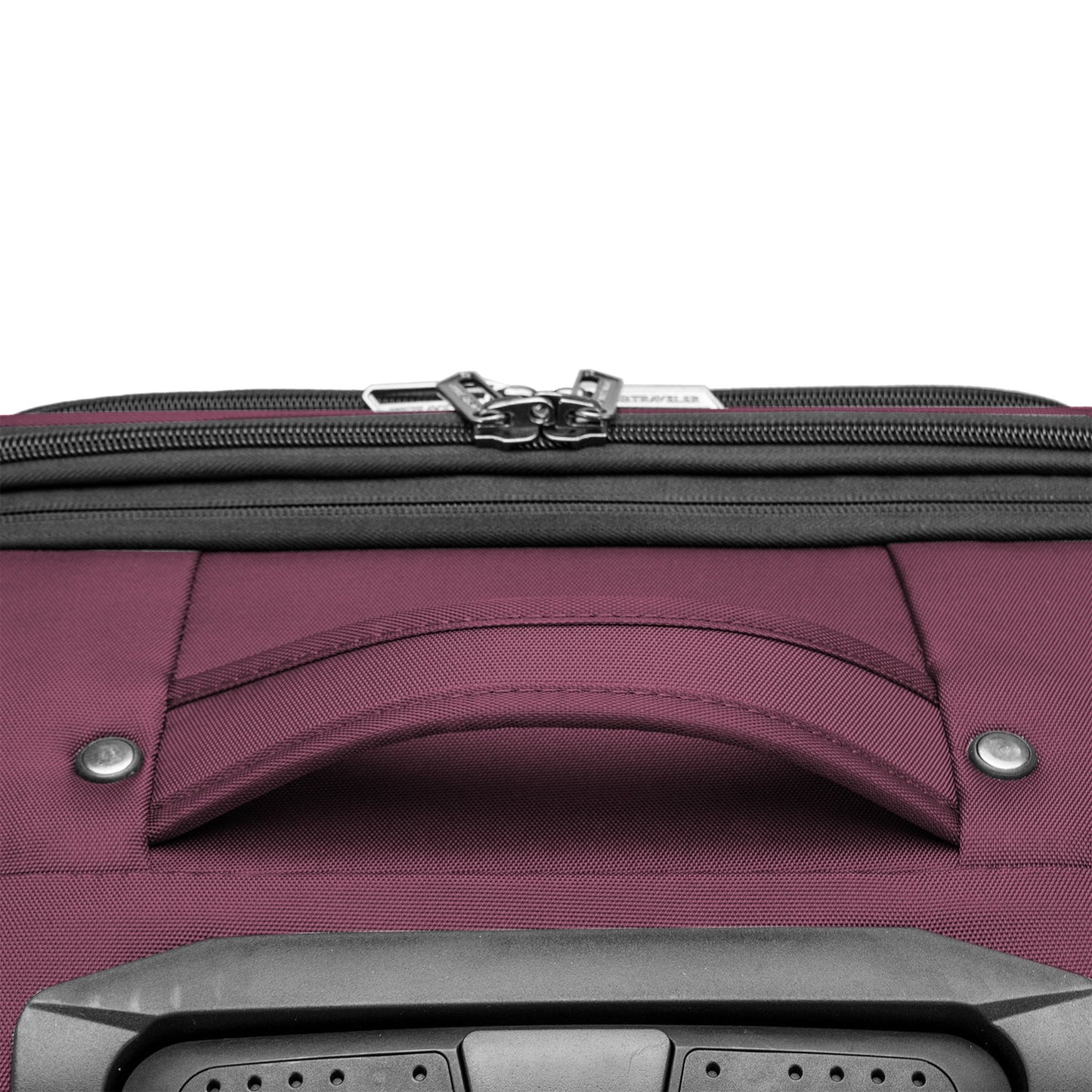 U.S. Traveler Anzio Softside Expandable Spinner Luggage Set, Burgundy, 2-Piece (22/30)