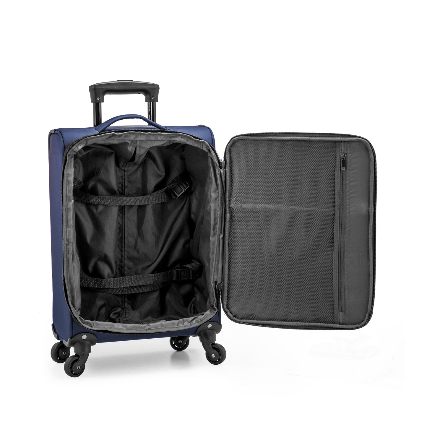 U.S. Traveler Anzio Softside Expandable Spinner Luggage Set, Burgundy, 2-Piece (22/30)
