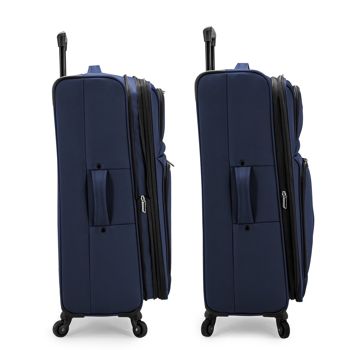 U.S. Traveler Anzio Softside Expandable Spinner Luggage Set, Burgundy, 2-Piece (22/30)