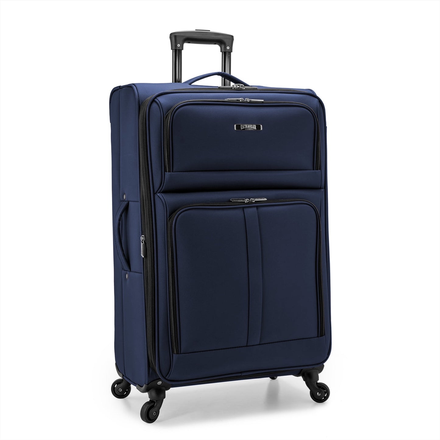 U.S. Traveler Anzio Softside Expandable Spinner Luggage Set, Burgundy, 2-Piece (22/30)