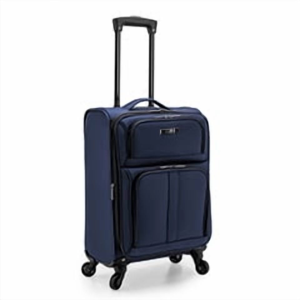 U.S. Traveler Anzio Softside Expandable Spinner Luggage Set, Burgundy, 2-Piece (22/30)