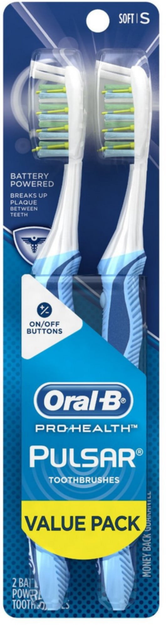 Oral-B Pro-Health Pulsar Soft Toothbrush, Value Pack 2 ea (Pack of 3)