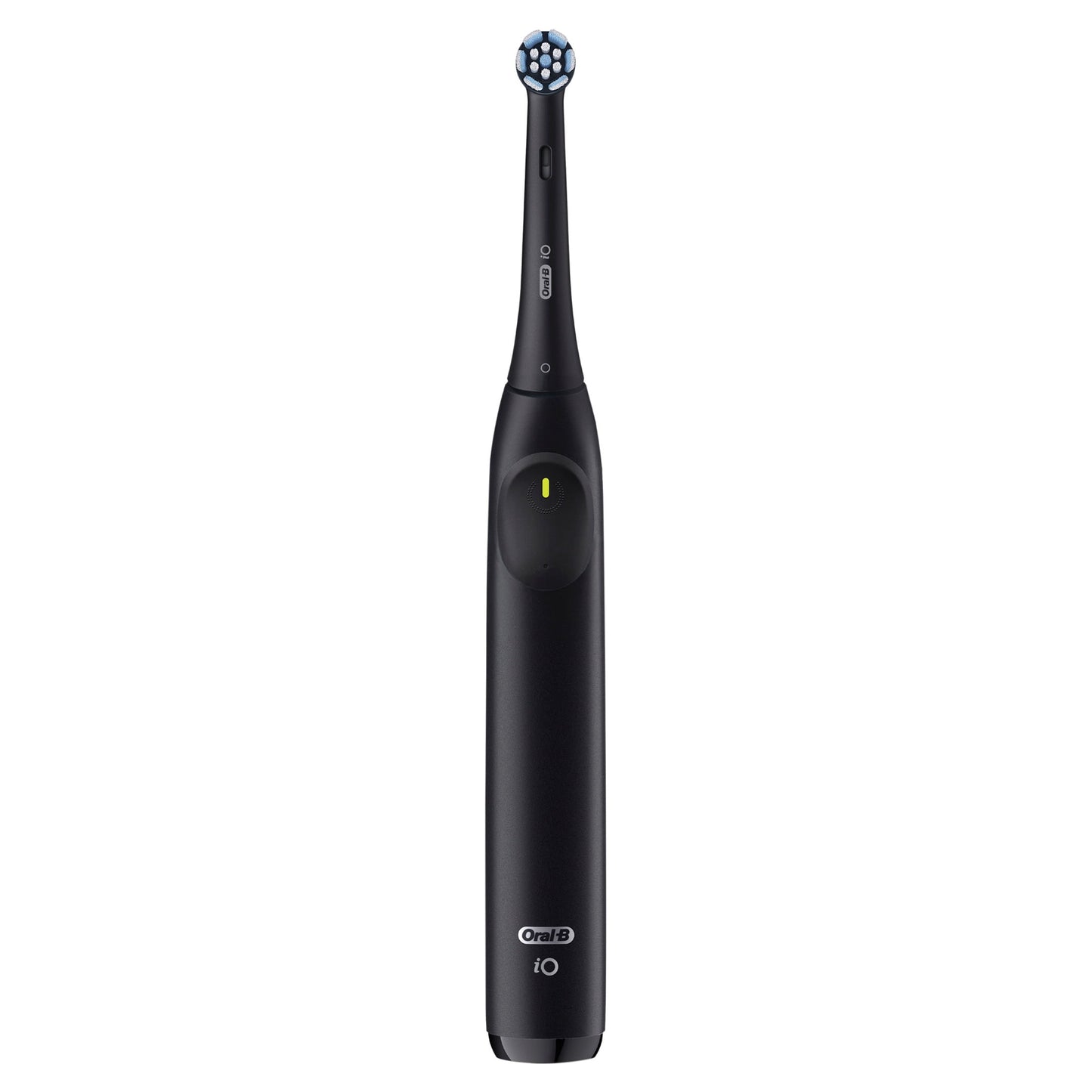 Oral-B Toothbrush, iO Series 2 Rechargeable Electric Toothbrush for Adults &amp; Kids 3+, Night Black, 1 Gentle Care Brush Head