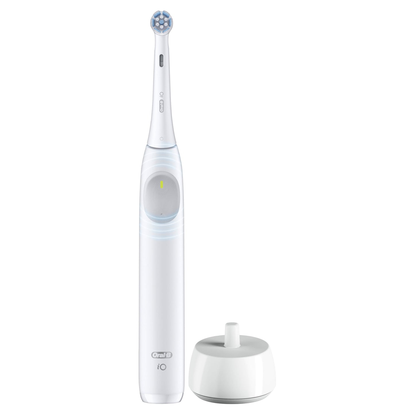 Oral-B Toothbrush, iO Series 2 Rechargeable Electric Toothbrush for Adults &amp; Kids 3+, Night Black, 1 Gentle Care Brush Head