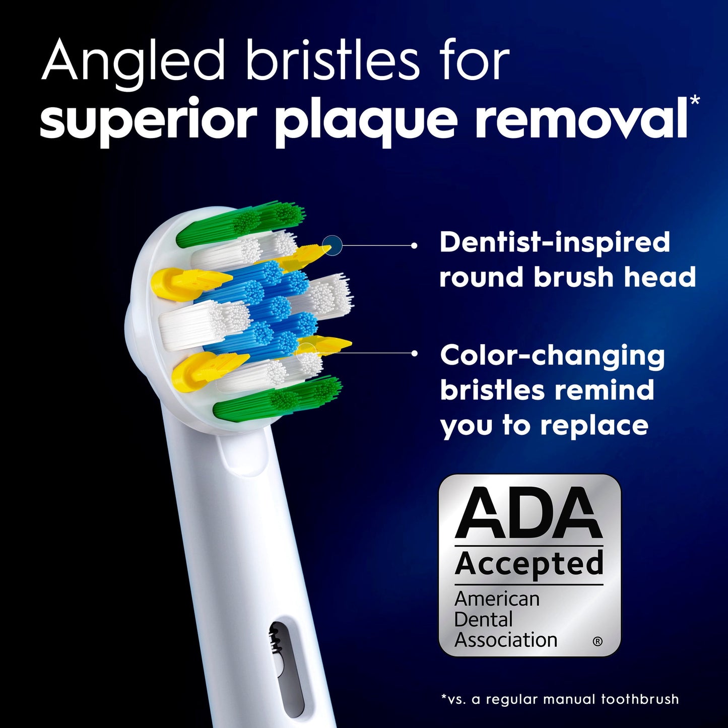 Oral-B Toothbrush Heads, FlossActionX X-Filament Replacement Brush Heads, 6 Count
