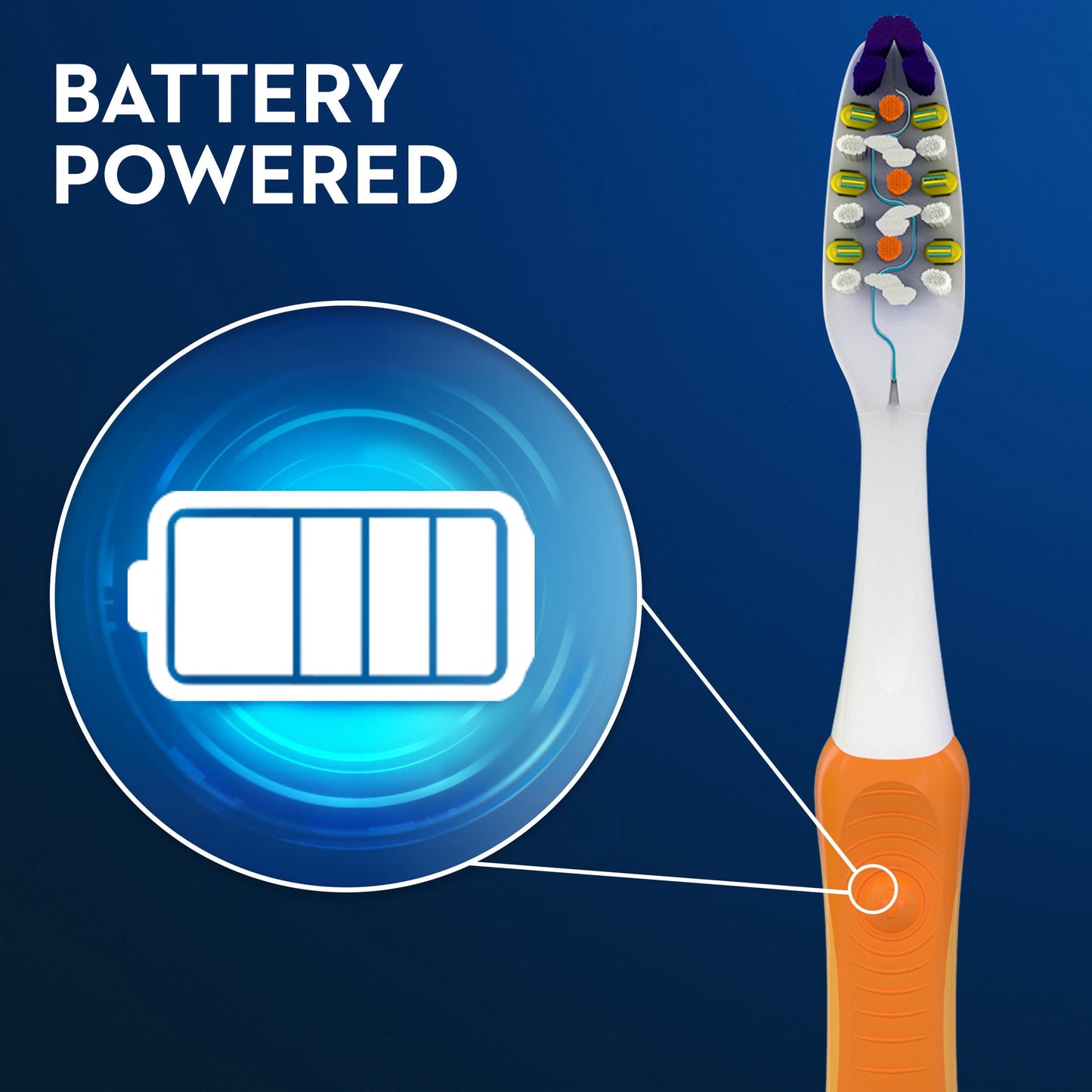 Oral-B Toothbrush, Vibrating Pulsar Expert Clean Battery Toothbrush Pack, Soft, 4 Count, Adults and Children 3+