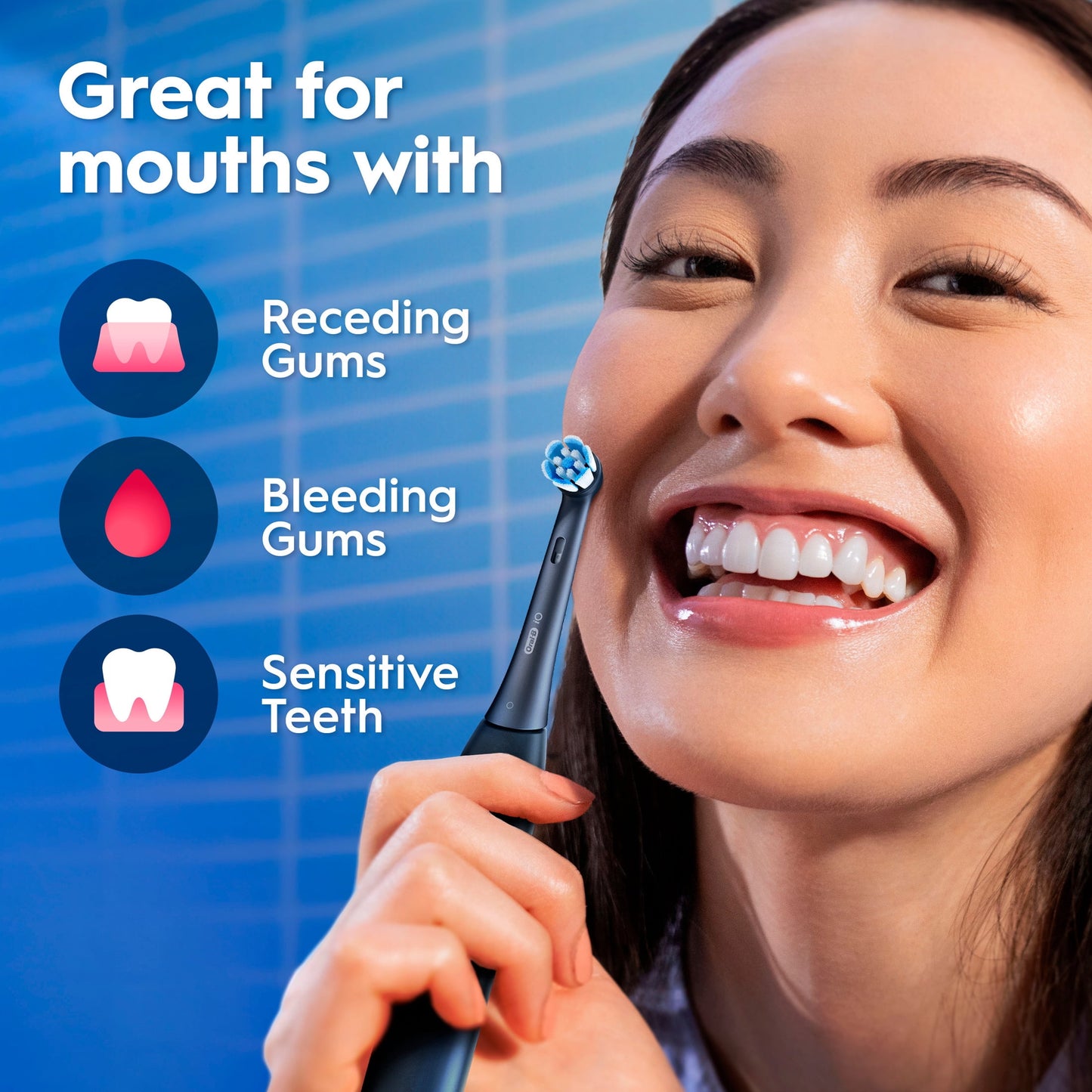 Oral-B Toothbrush, iO3 Luxe Electric Toothbrush (1) and (1) Charger for Children &amp; Adults 3+