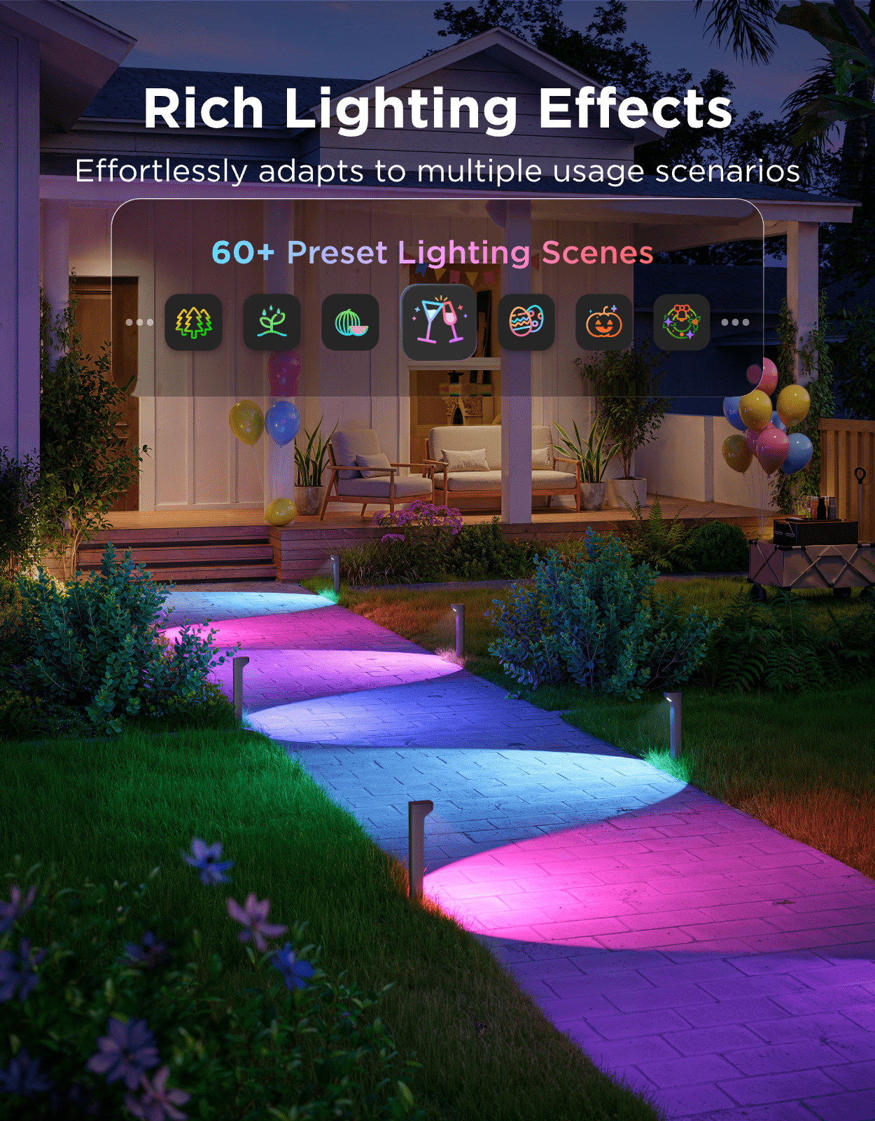 Govee Outdoor Pathway Lights 2 Lite，8pack