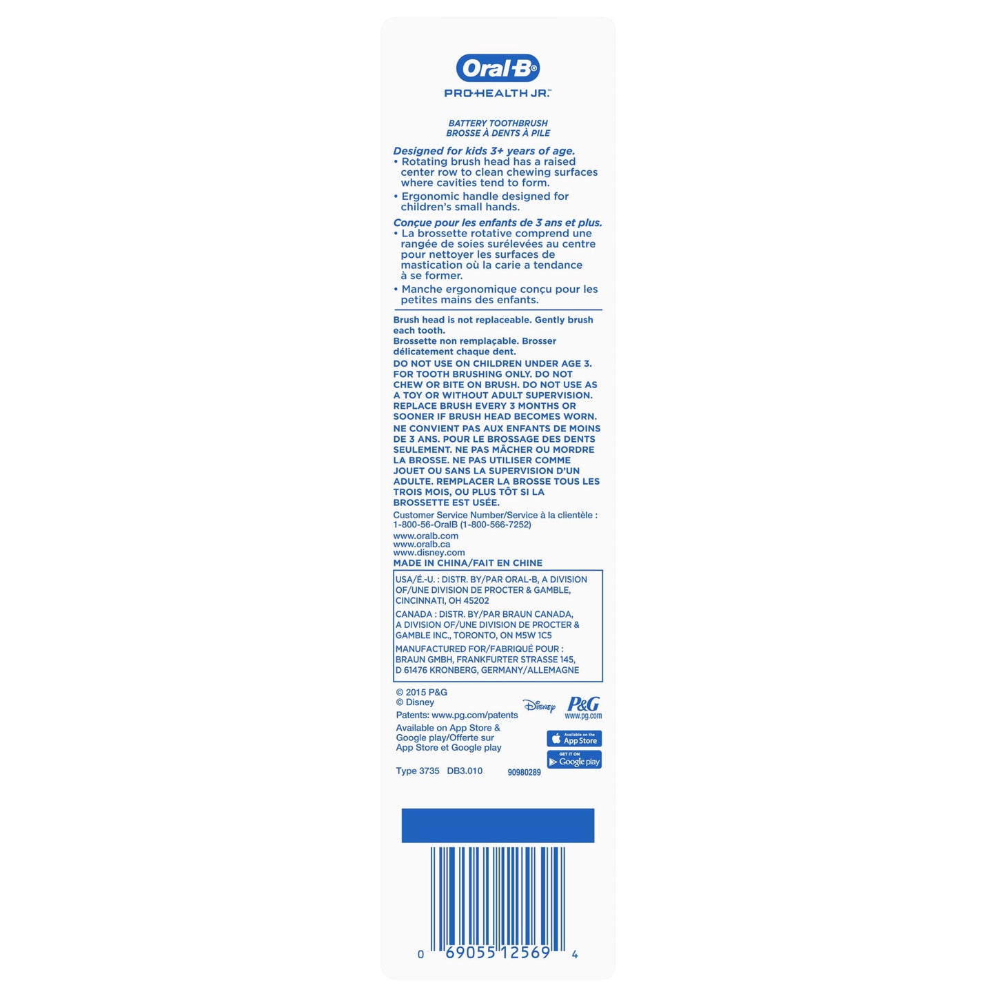 Oral-B Toothbrush Power Frozen Timer Soft 6 Pack