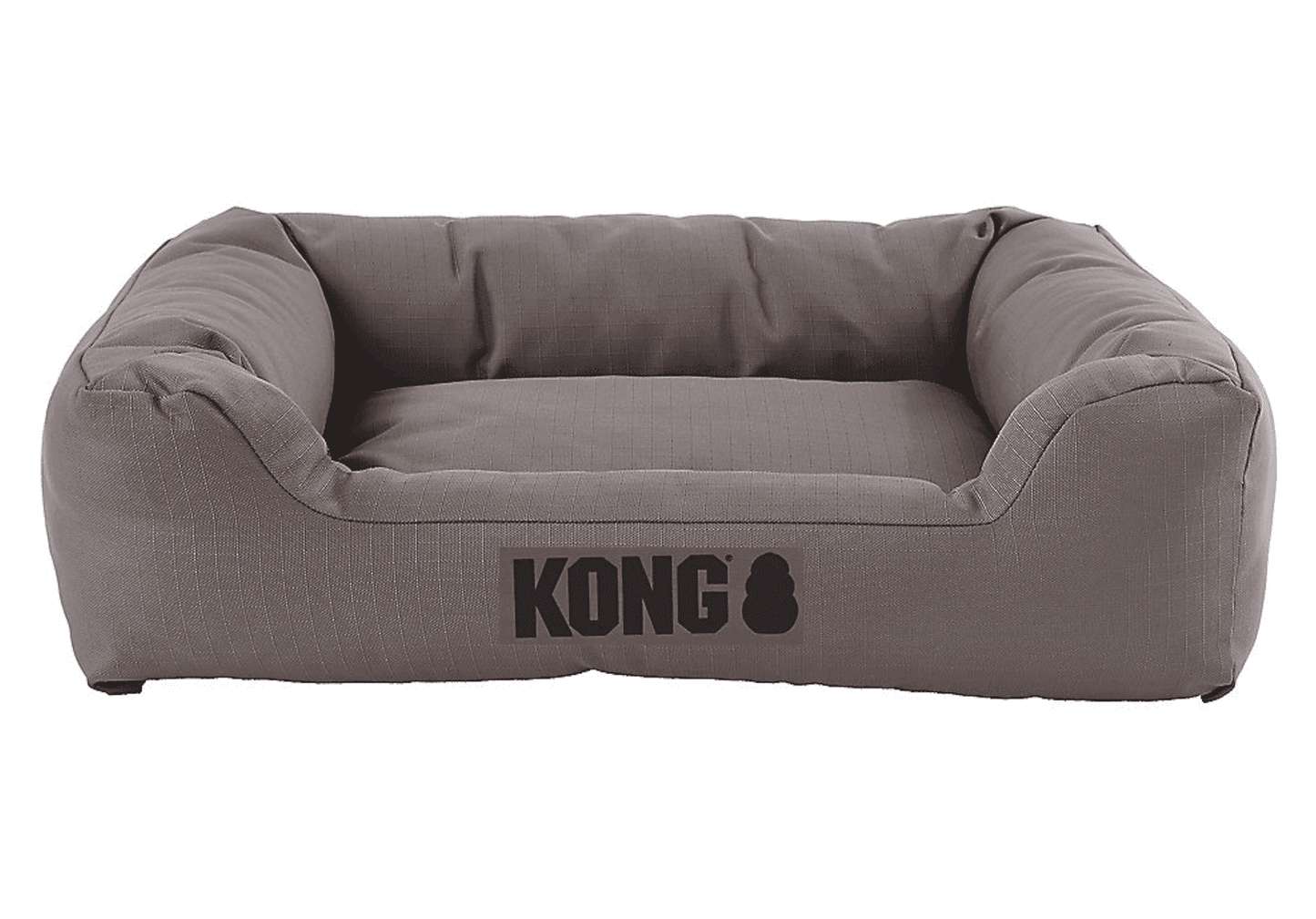 KONG Bolster Cuddler Dog Bed (Gray)