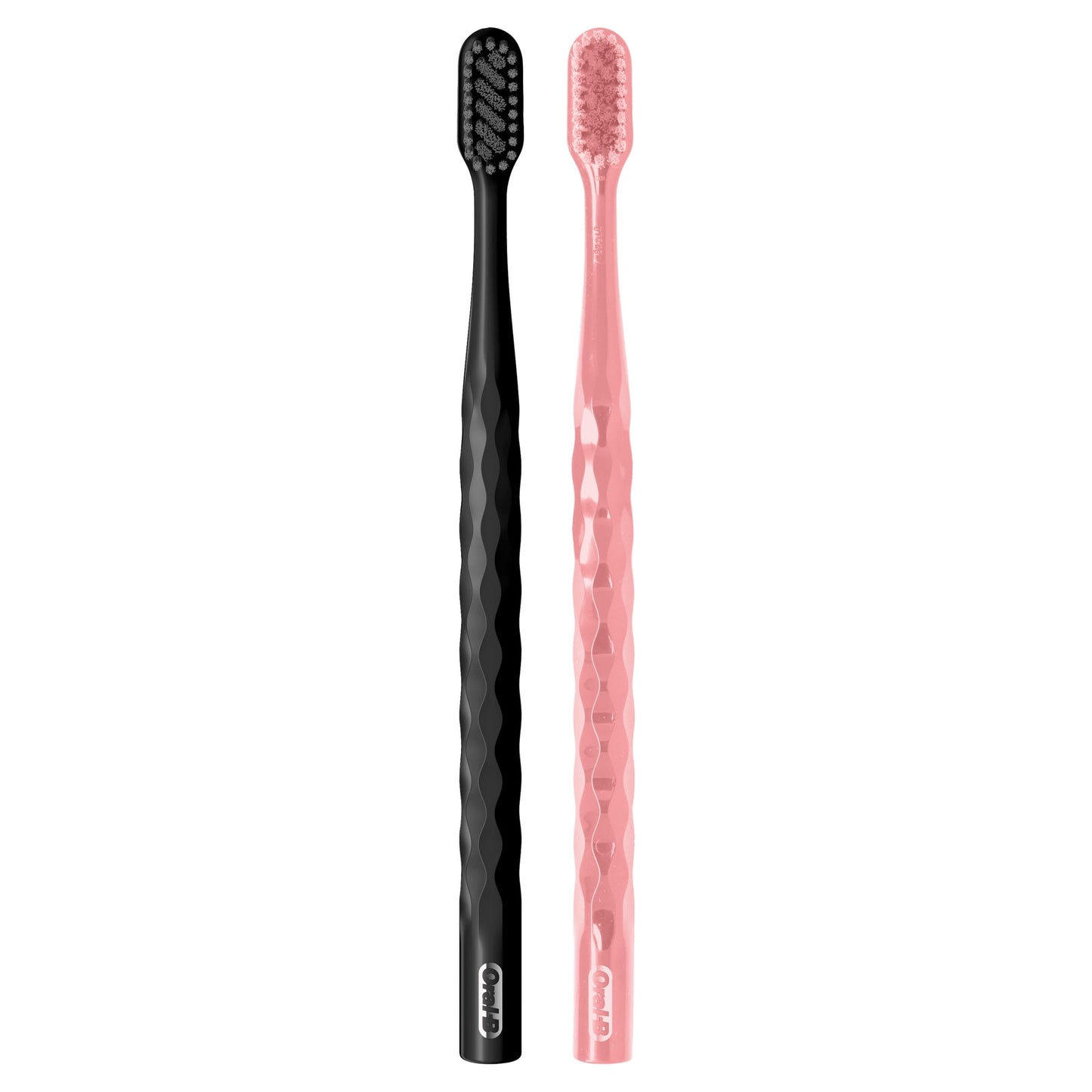 Oral-B Toothbrush Pro Whitening Brilliance, Extra Soft, Black and Teal, 2 Count