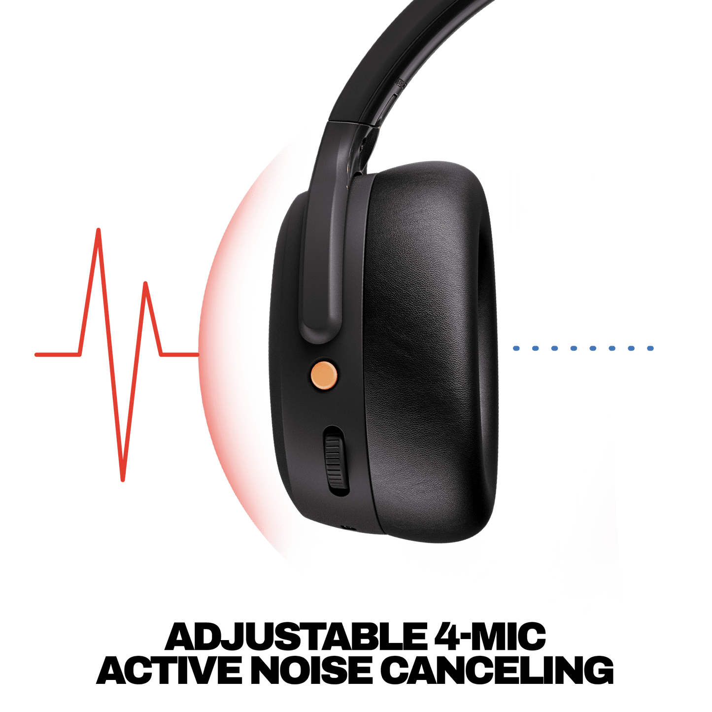 Skullcandy Crusher ANC XT 2 over-Ear Noise Cancelling Headphones, Black