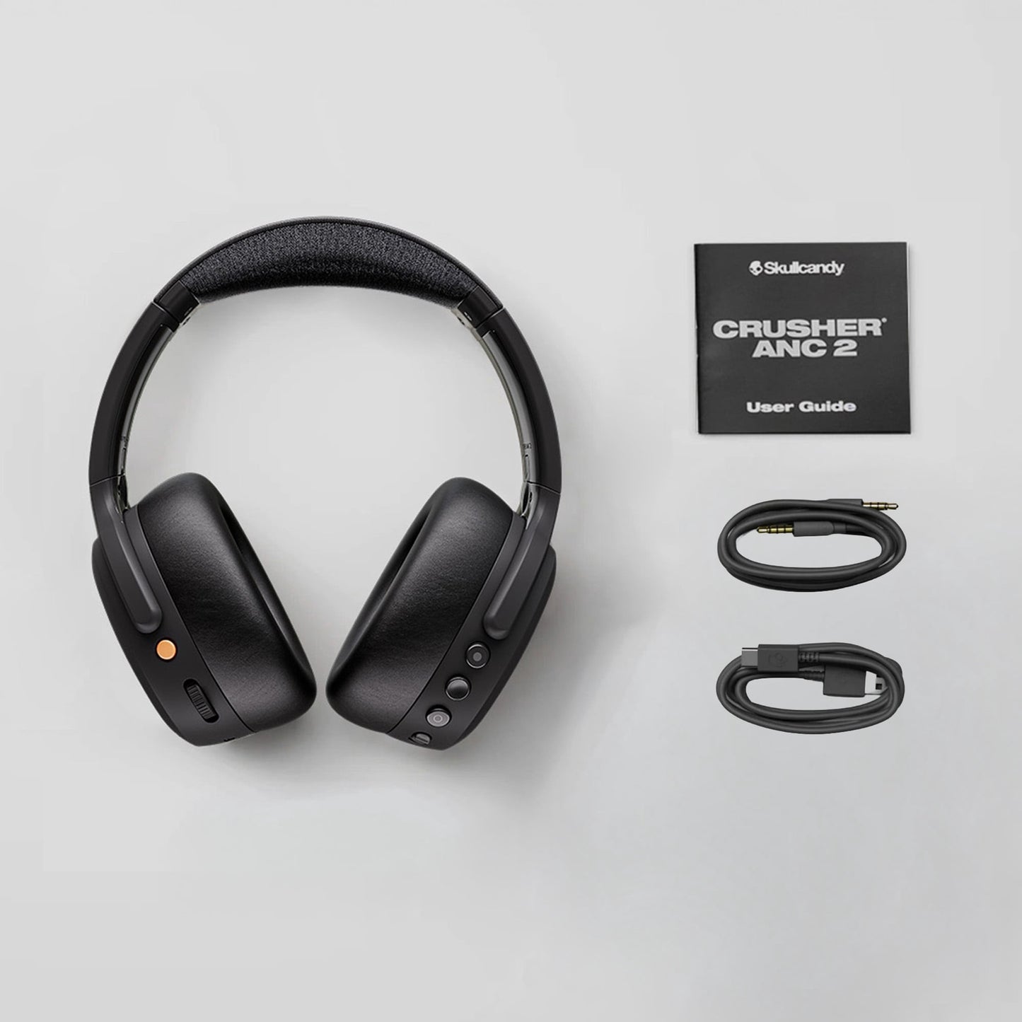 Skullcandy Crusher ANC XT 2 over-Ear Noise Cancelling Headphones, Black