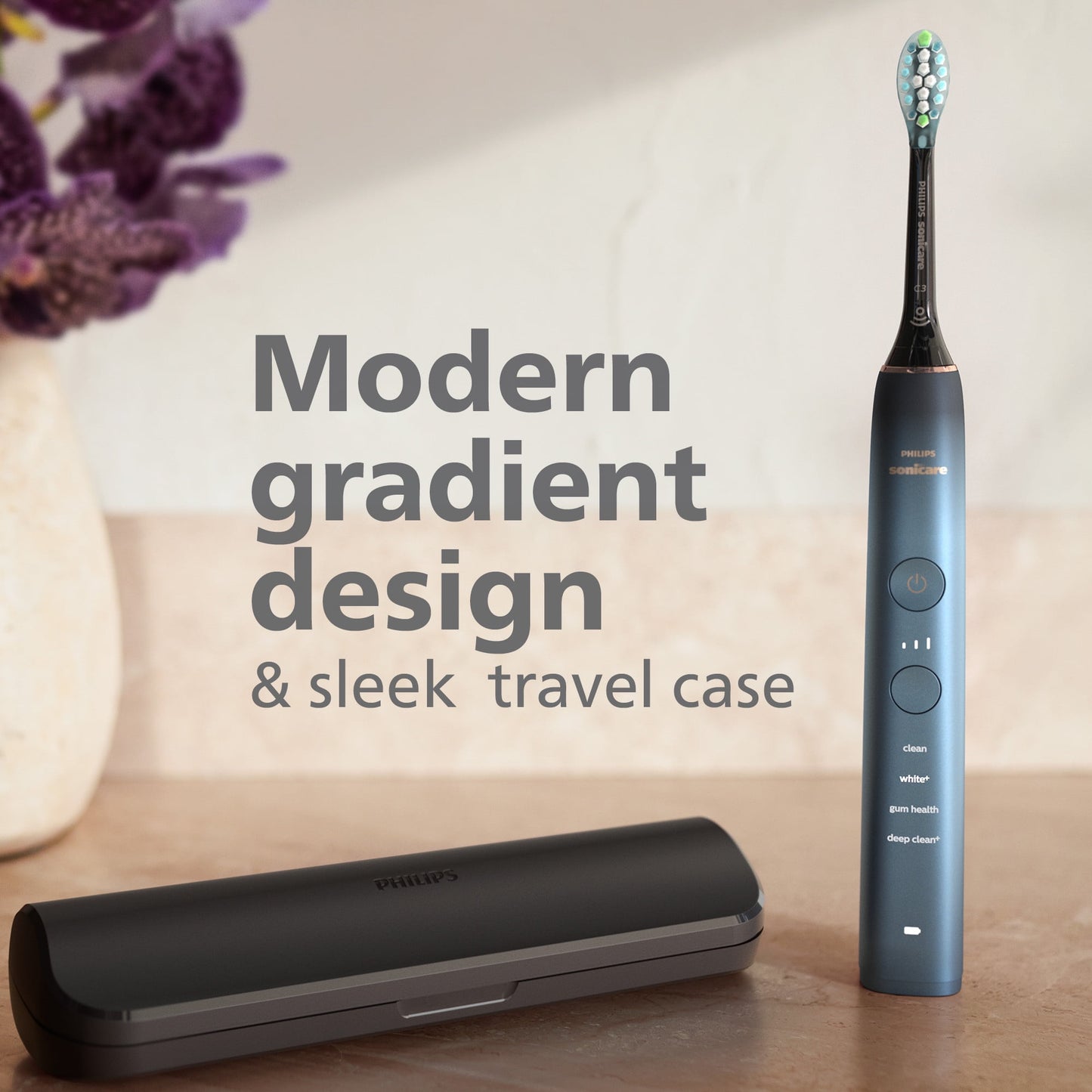 Philips Sonicare 9000 Special Edition Rechargeable Toothbrush, Blue Black, HX9911/92