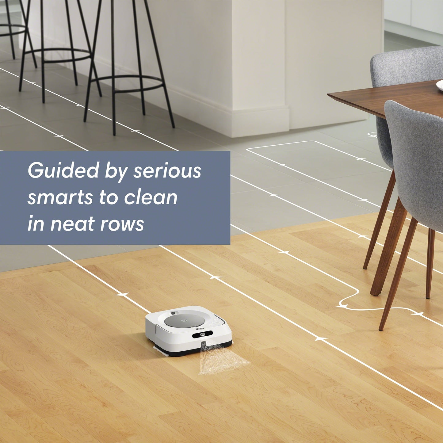 iRobot Braava Jet M6 (6110) Ultimate Robot Mop- Wi-Fi Connected, Precision Jet Spray, Smart Mapping, Works with Google Home, Ideal for Multiple Rooms, Recharges and Resumes