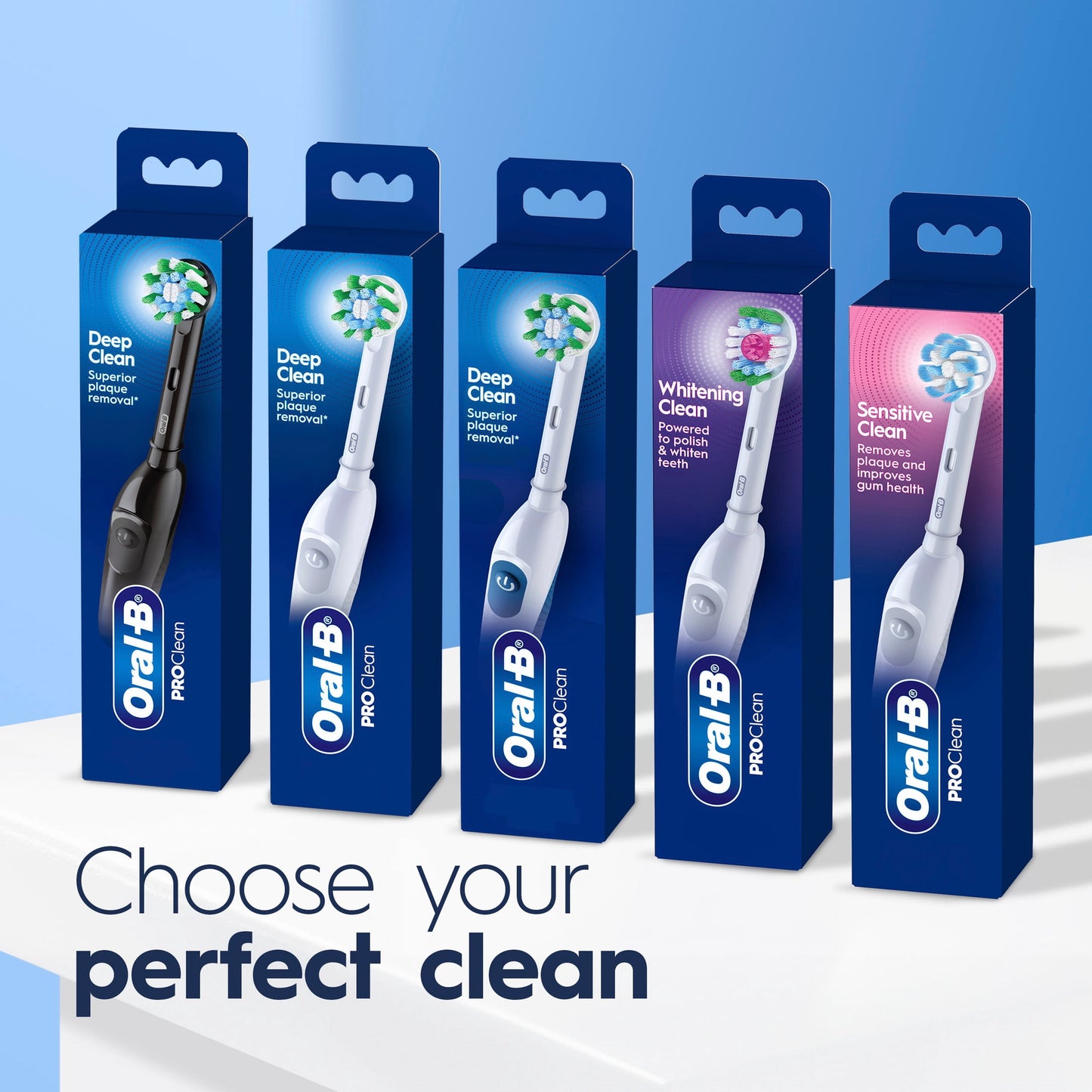Oral-B Toothbrush, Pro 100 Gum Care, Battery Powered Toothbrush, White