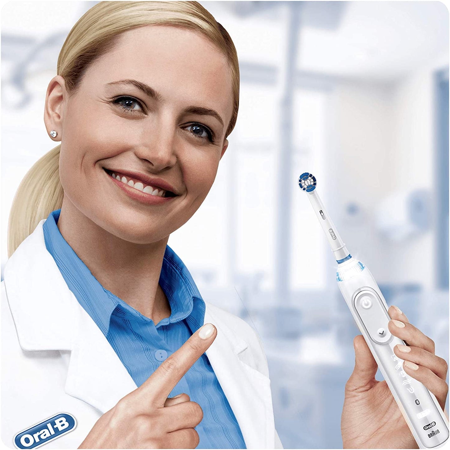 Braun Oral-B Precision Clean Electric Toothbrush Replacement Heads, 4 Count, White