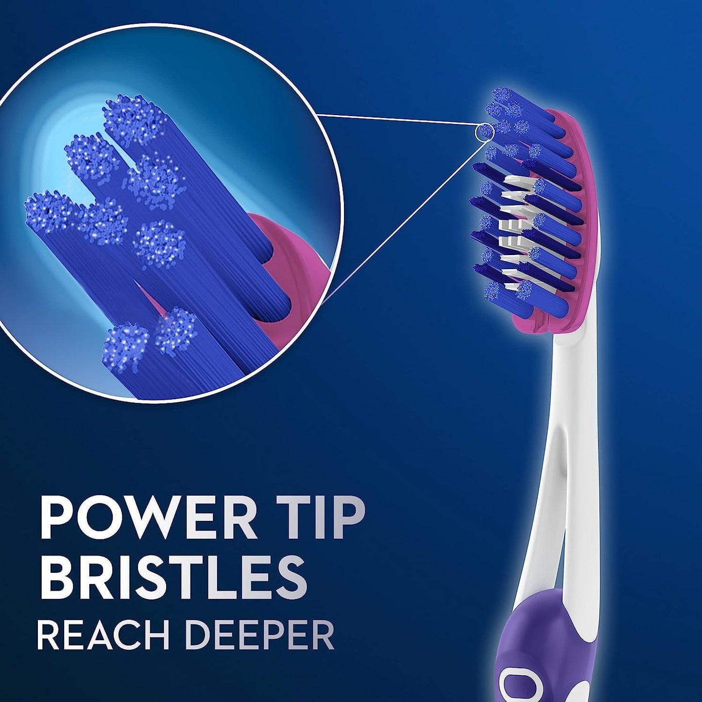 Oral-B Pro-Flex Stain Eraser Manual Toothbrush, Medium, 1 Count