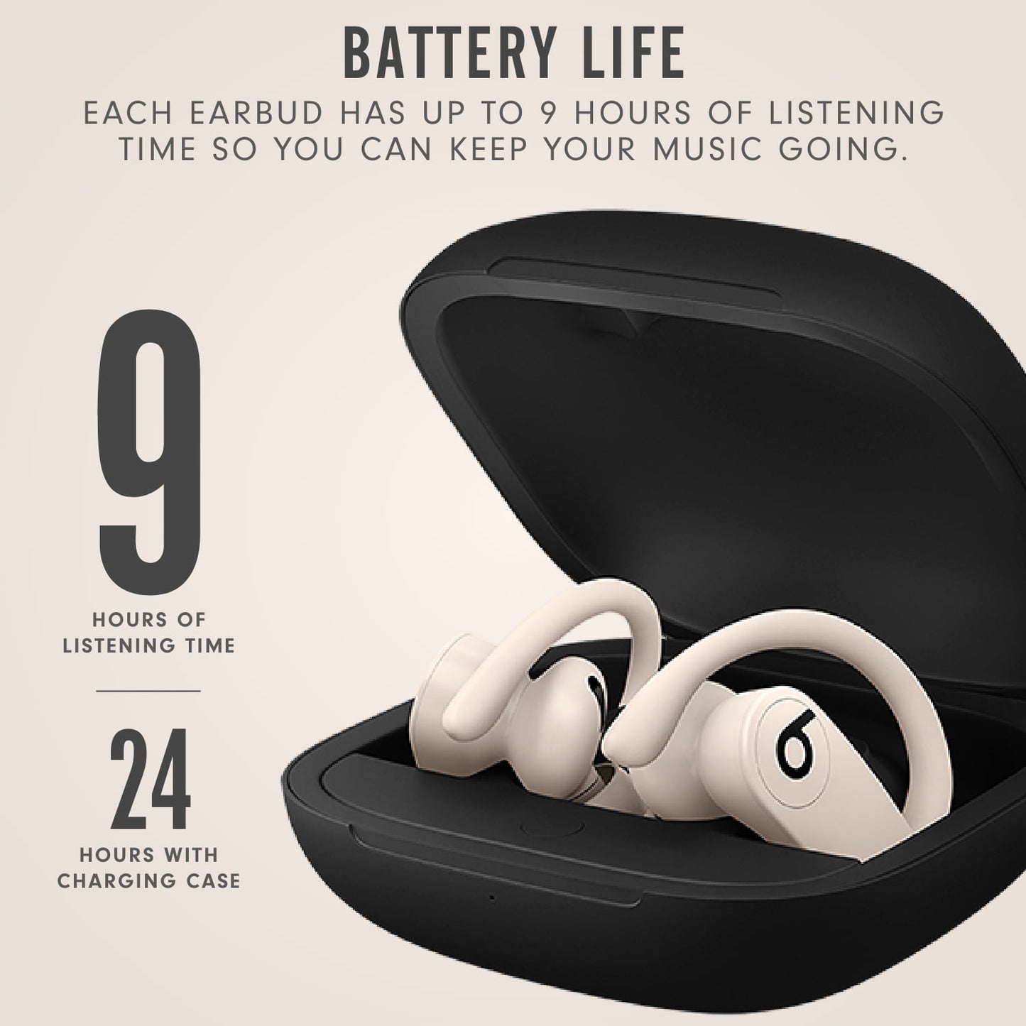 Beats by Dr. Dre Powerbeats Pro Bluetooth True Wireless Earbuds with Charging Case, Navy, MY592LL/A