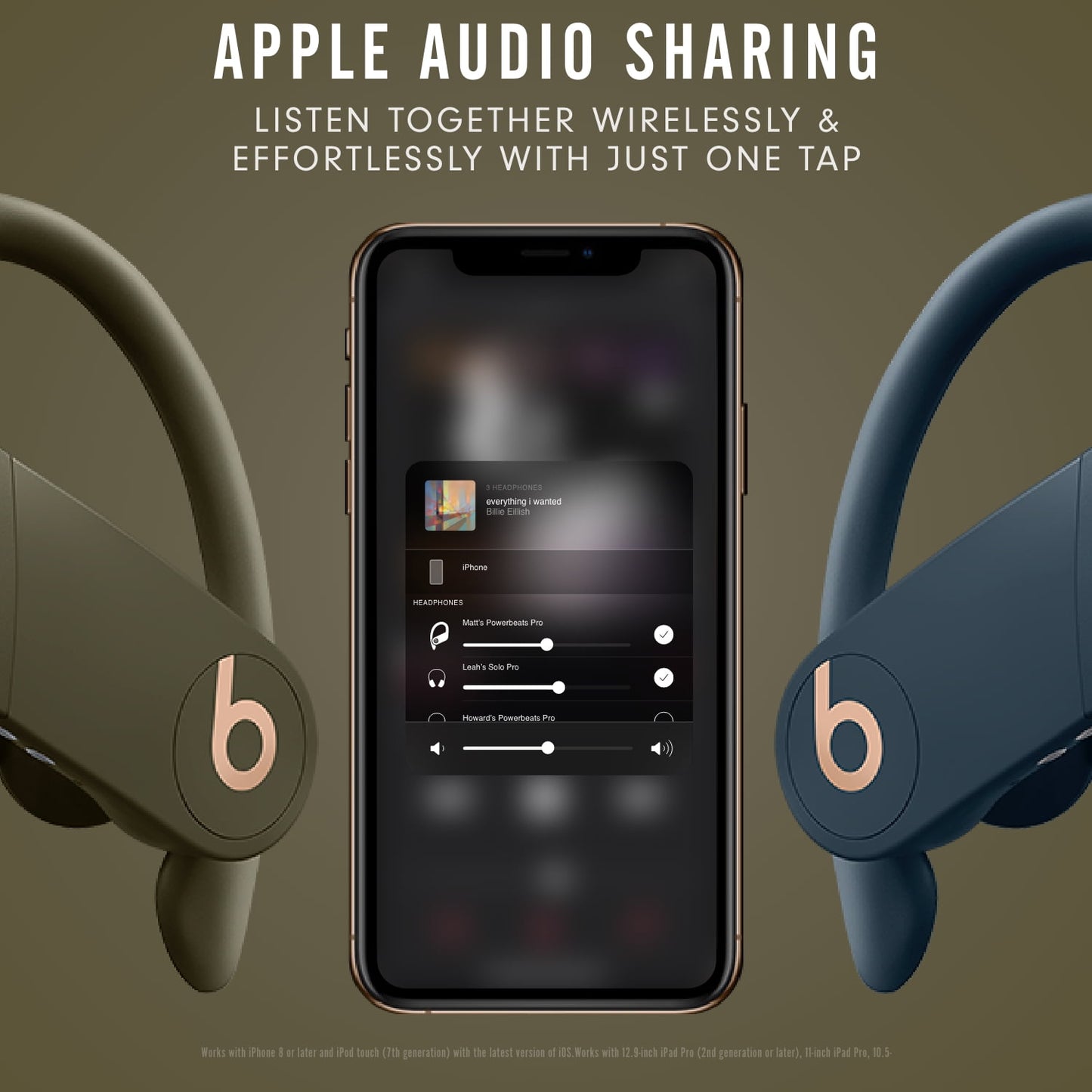 Beats by Dr. Dre Powerbeats Pro Bluetooth True Wireless Earbuds with Charging Case, Navy, MY592LL/A