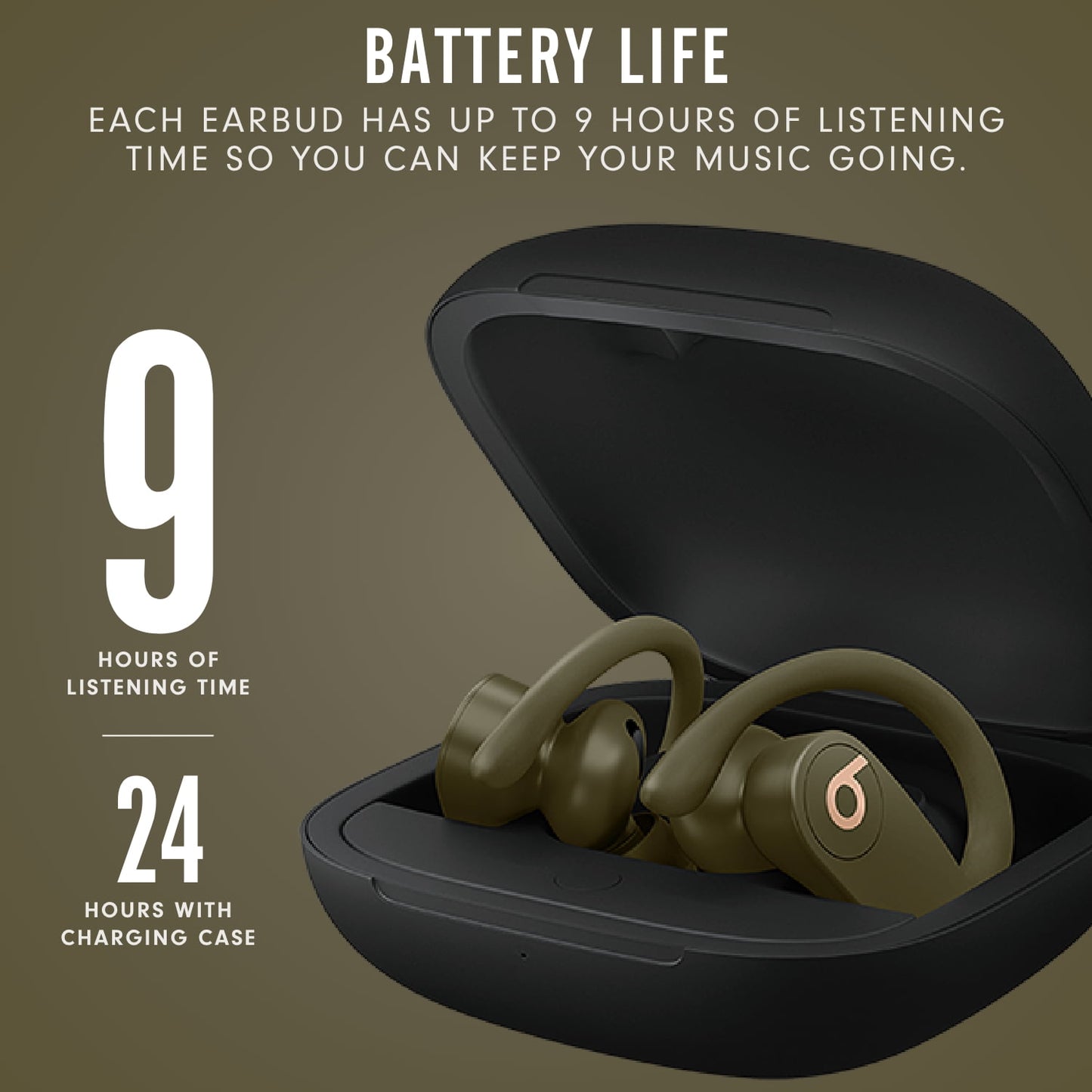 Beats by Dr. Dre Powerbeats Pro Bluetooth True Wireless Earbuds with Charging Case, Navy, MY592LL/A