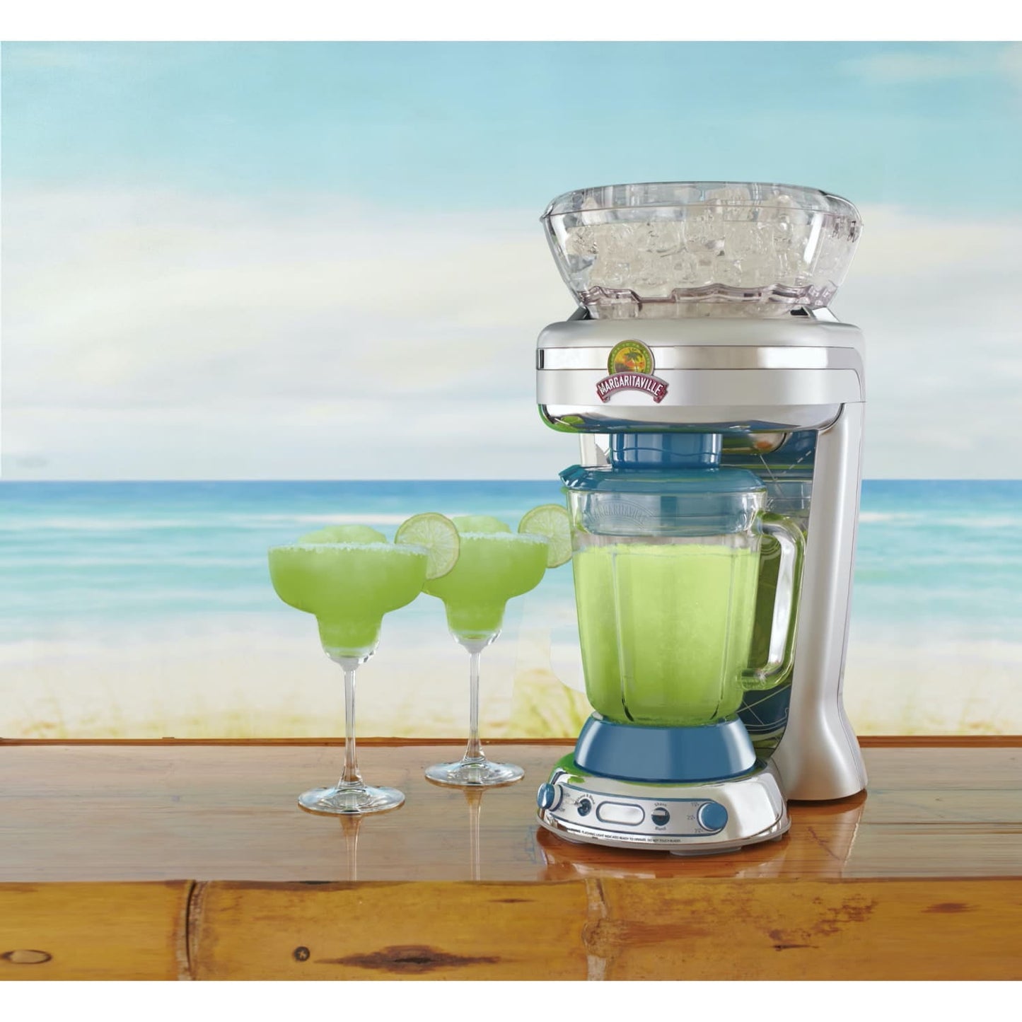 Margaritaville Key West Frozen Concoction Maker with Easy Pour Jar and XL Ice Reservoir