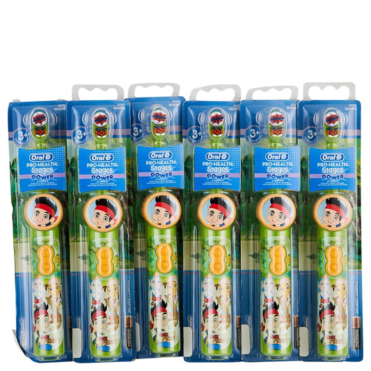 Oral-B Pro Health Stages Power Kids ToothBrush Jake &amp; The Neverland Pirates 6 Ct