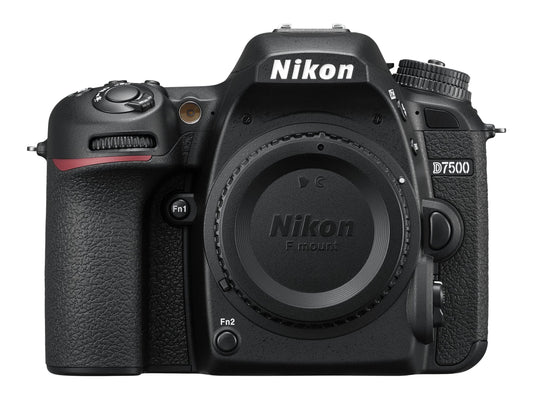 Nikon D7500 - Digital camera - SLR - 20.9 MP - APS-C - 4K / 30 fps - body only - Wi-Fi, Bluetooth