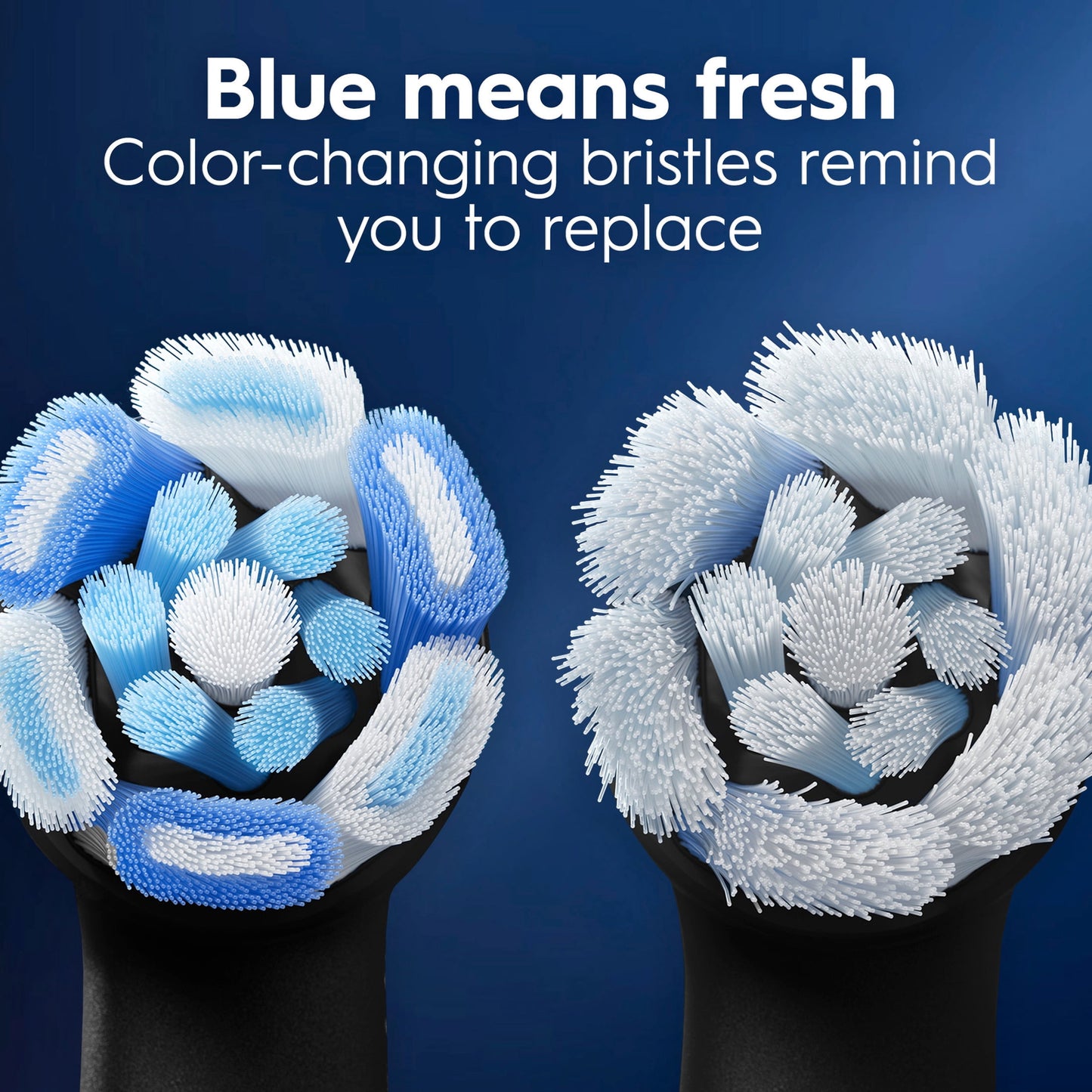 Oral‑B Toothbrush Heads, iO Ultimate Clean Electric Toothbrush Replacement Heads, Black, 2 Count