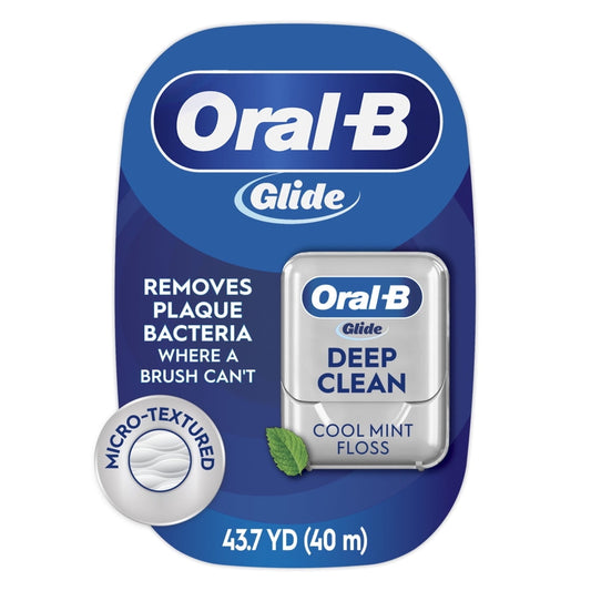 Oral-B Glide Pro-Health Deep Clean Floss, Cool Mint (1 Pack)
