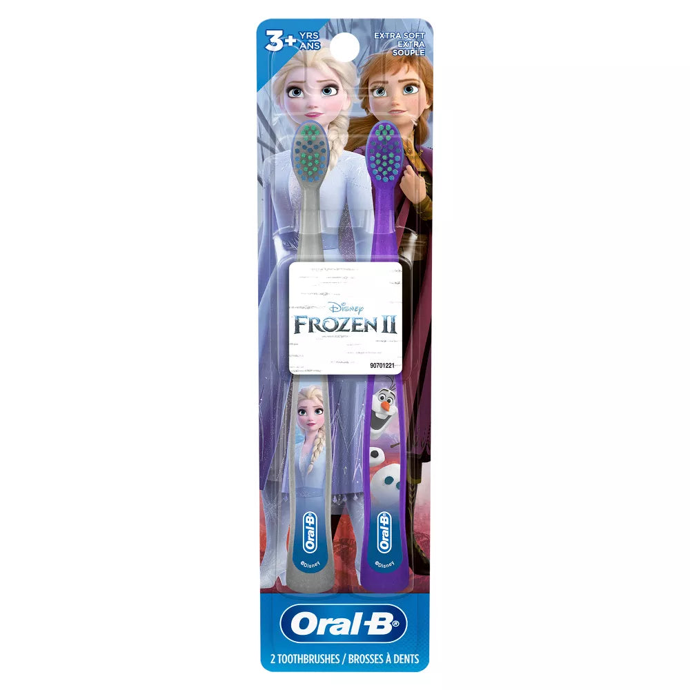 Oral-B Kids Manual Toothbrushes Disneys Frozen Characters, Assorted, 2 Ea..