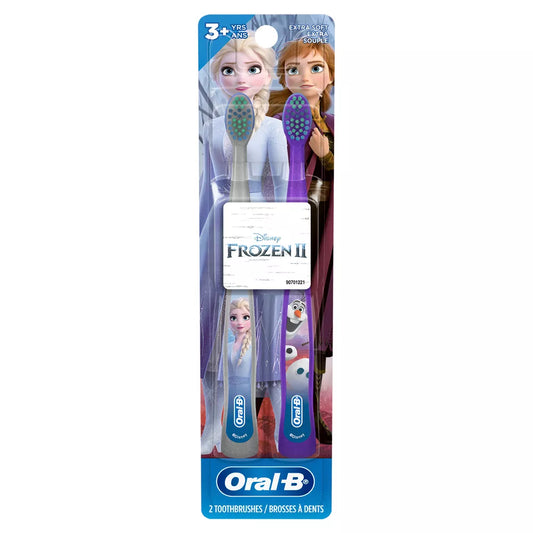 Oral-B Kids Manual Toothbrushes Disneys Frozen Characters, Assorted, 2 Ea..