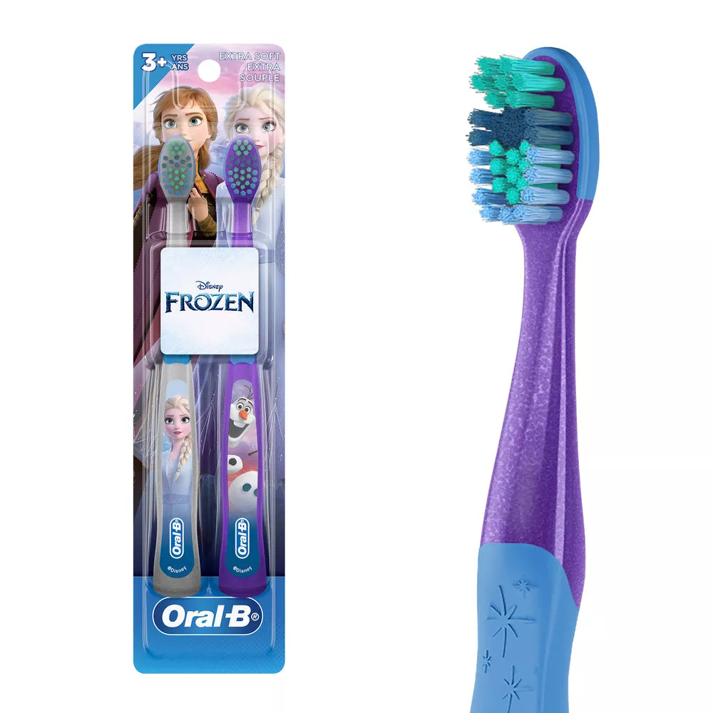 Oral-B Kids Manual Toothbrushes Disneys Frozen Characters, Assorted, 2 Ea..