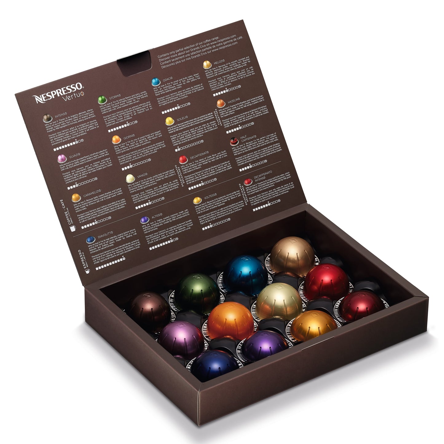 Nespresso Vertuo Coffee &amp; Espresso Single-Serve Machine in Chrome, BNV220CRO1BUC1