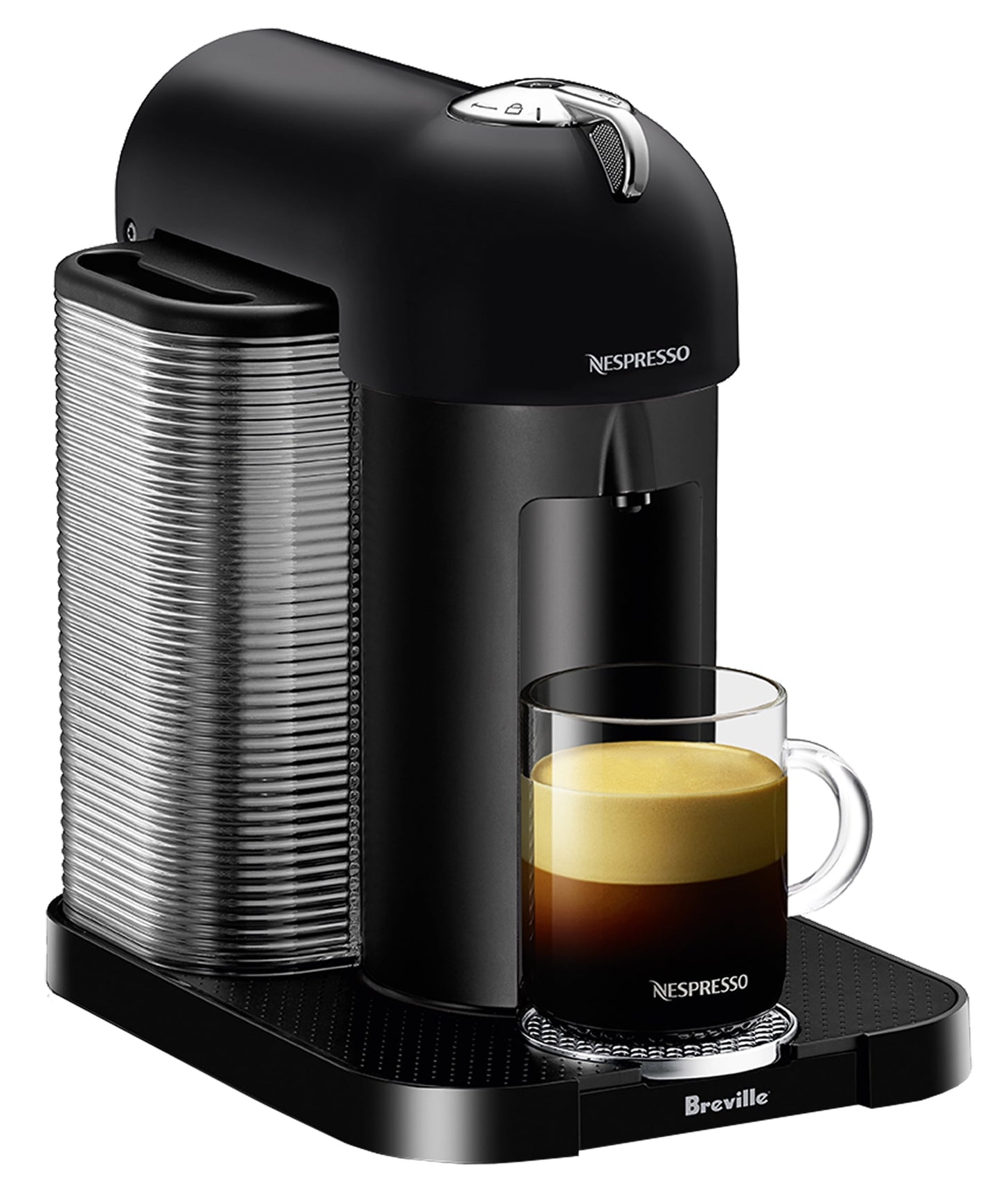 Nespresso Vertuo Coffee &amp; Espresso Single-Serve Machine in Chrome, BNV220CRO1BUC1