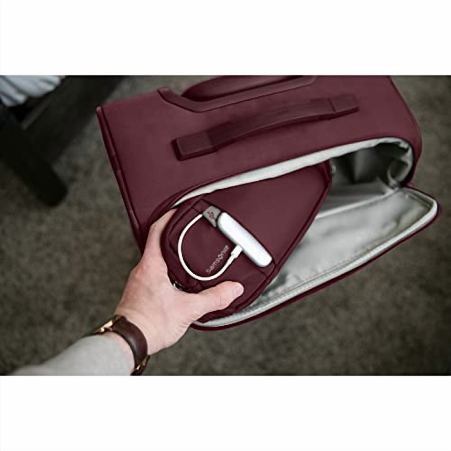 SAMSONITE LINEATE SOFTSIDE EXPANDABLE LUGGAGE WITH SPINNER WHEELS - CEDAR GREEN